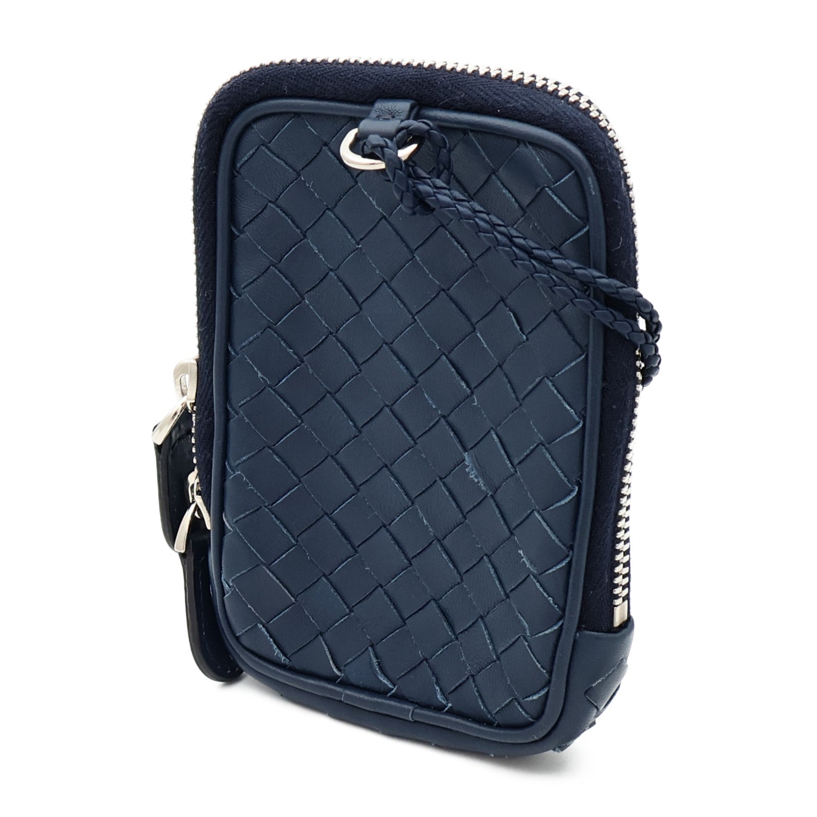 BOTTEGA VENETA 羊皮皮革Zip Strap Pouch小袋