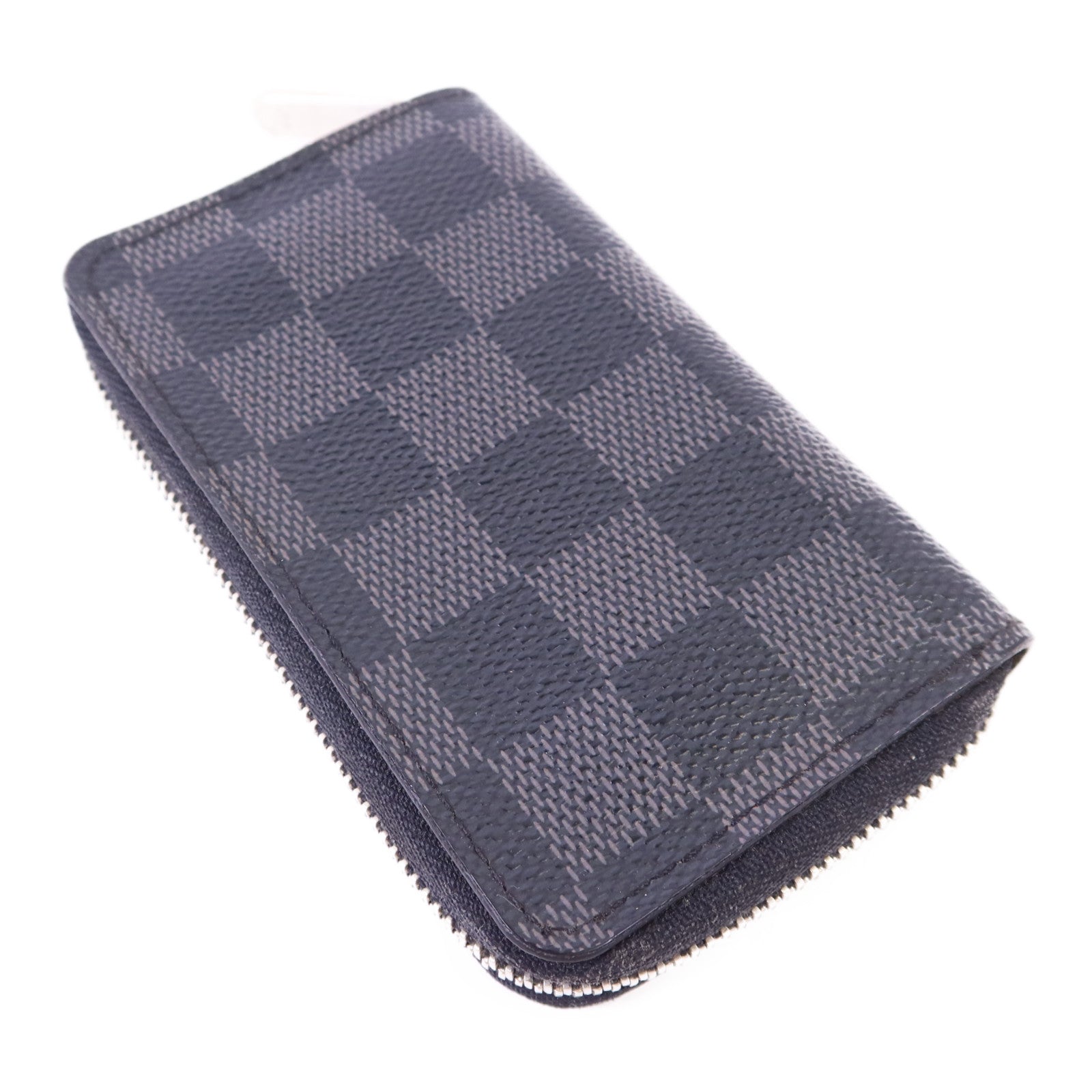 LOUIS VUITTON Damier Graphite Card Case銀扣卡片套