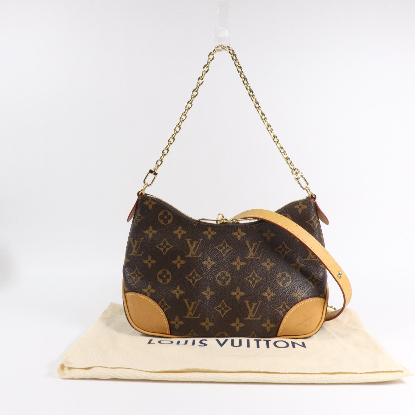 LOUIS VUITTON Monogram Boulogne PM手挽肩背兩用袋