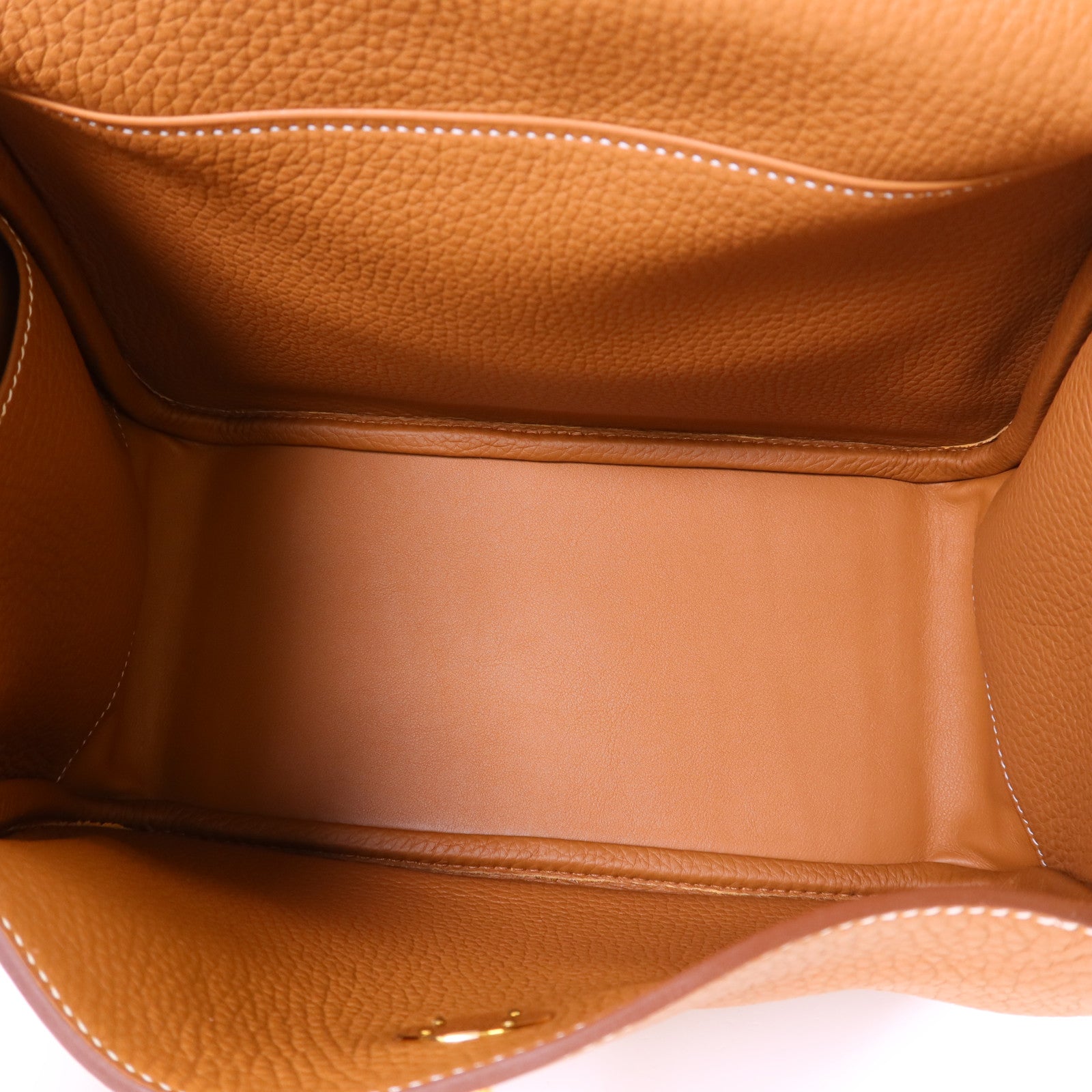 HERMES Clemence皮革Lindy 26金扣肩背袋