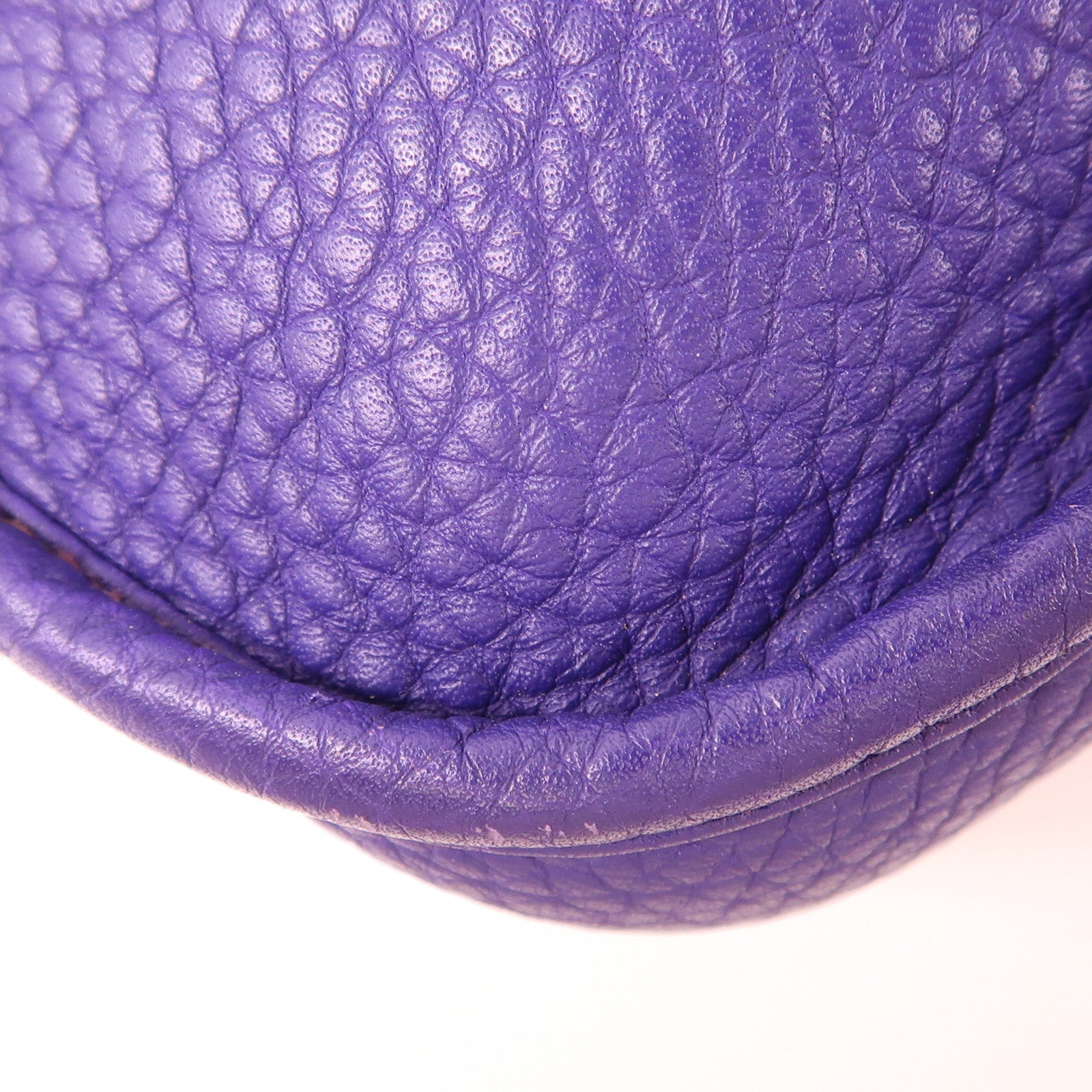 HERMES Clemence皮革Evelyne PM銀扣肩背袋Iris