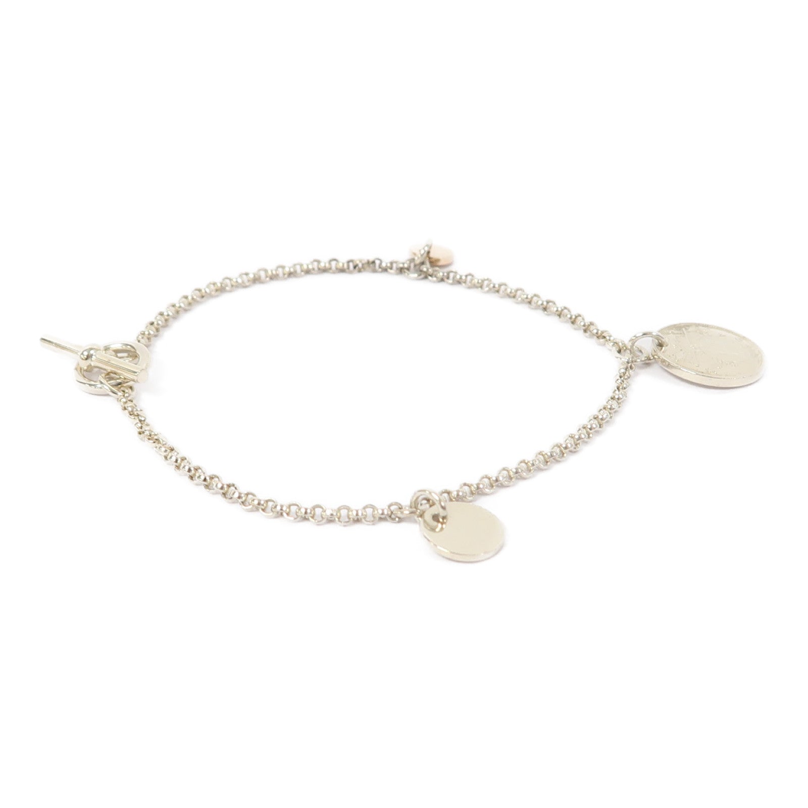 HERMES 925純銀/18K玫瑰金Bracelet手鏈