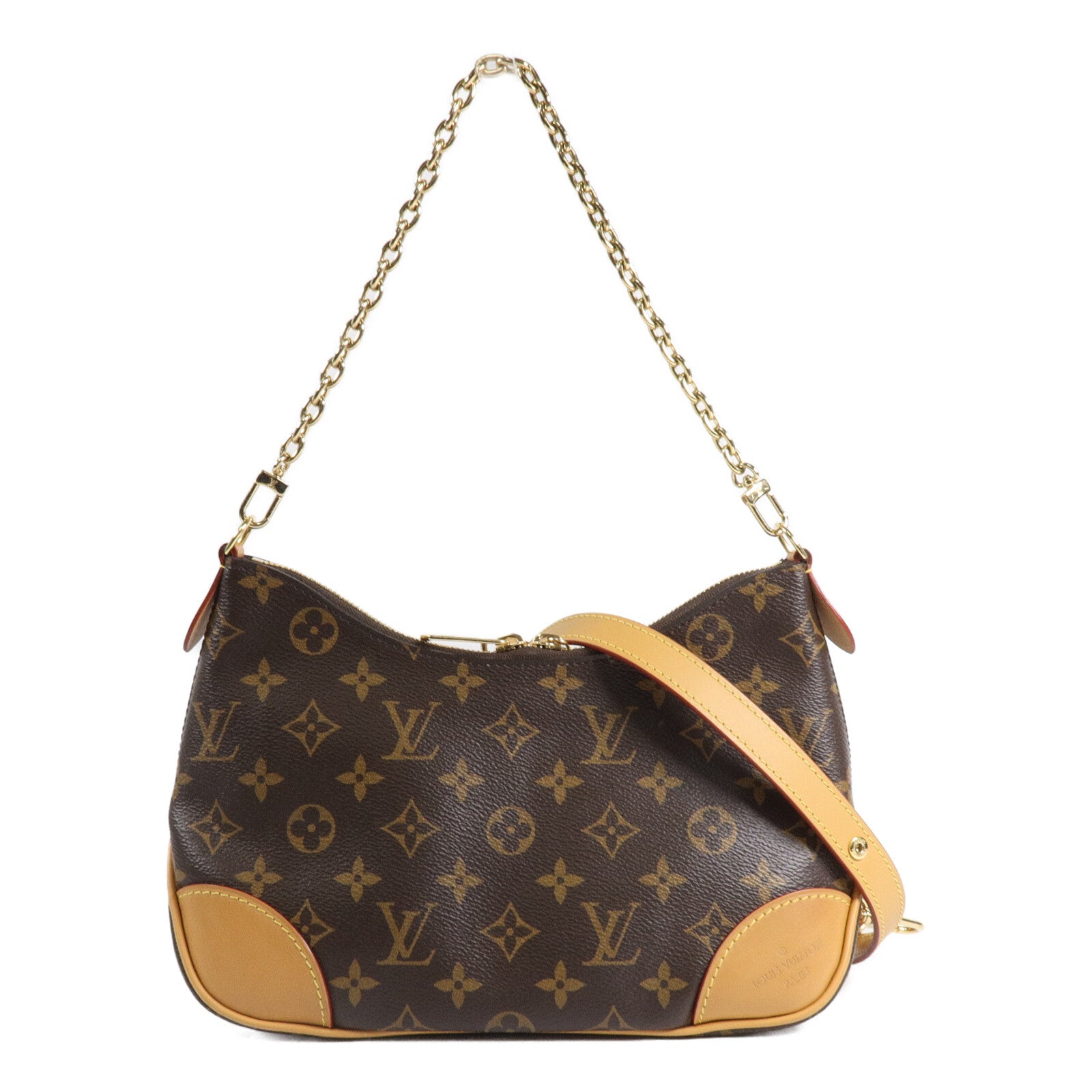 LOUIS VUITTON Monogram Boulogne PM手挽肩背兩用袋