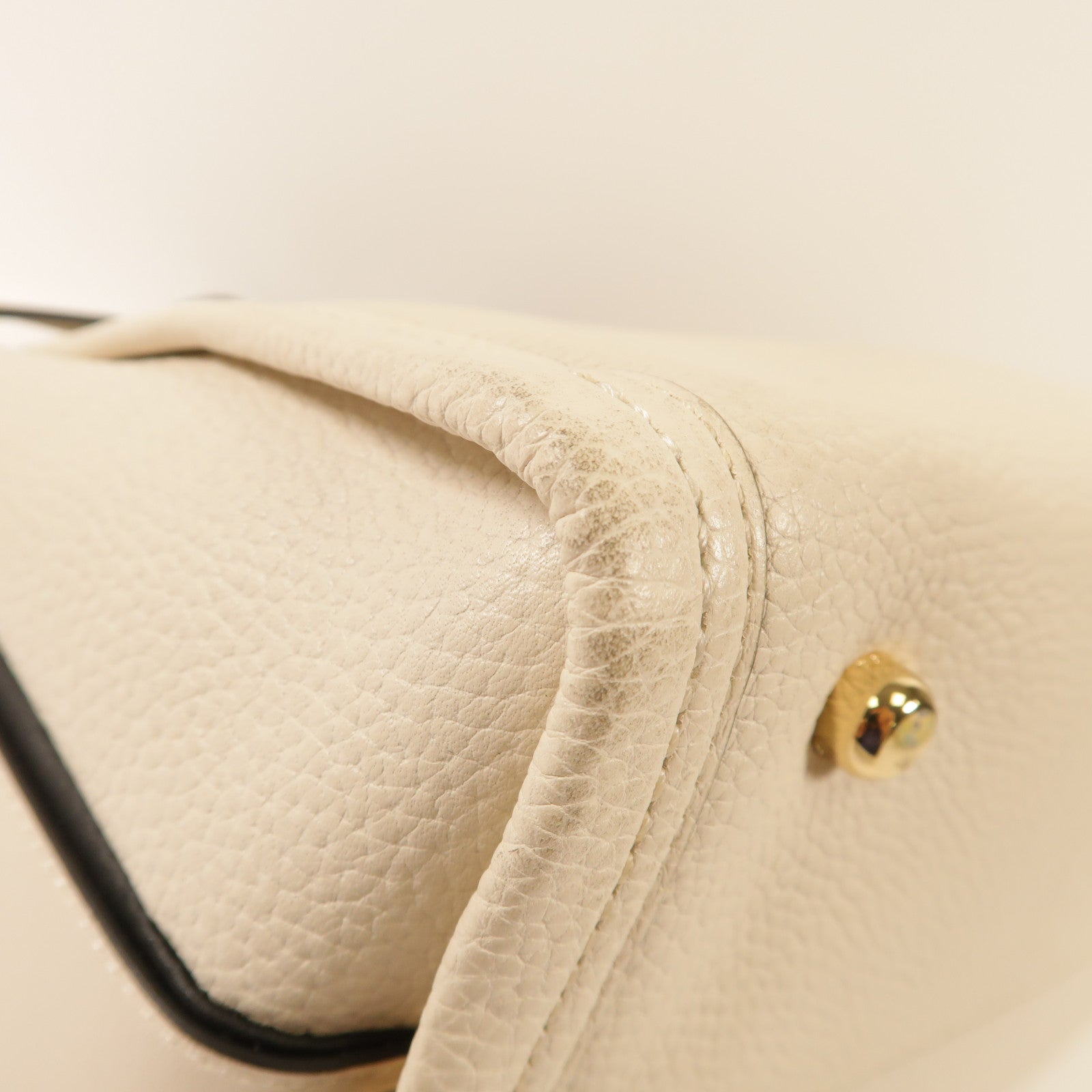 COACH 牛皮皮革Shoulder Bag金扣手挽肩背兩用袋