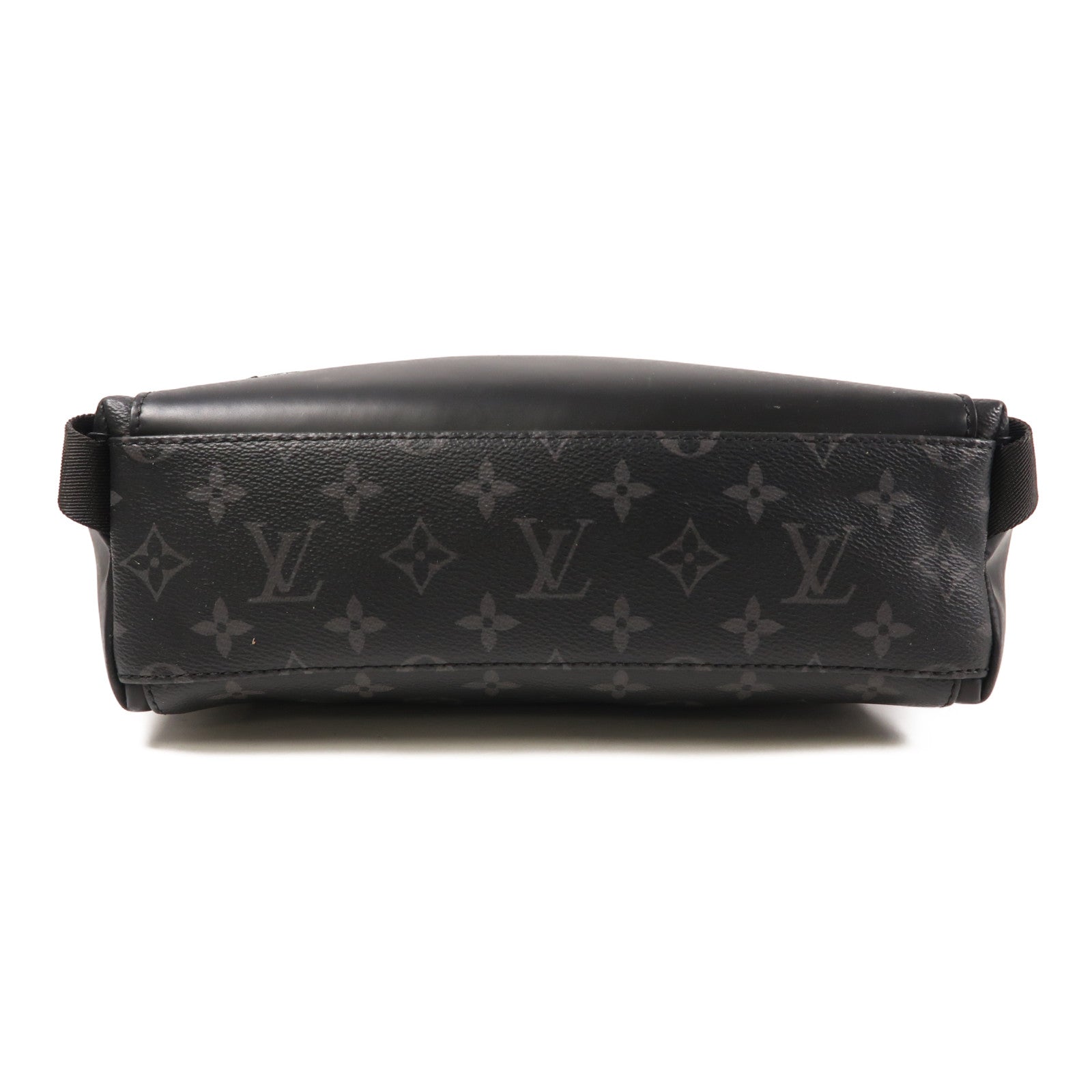 LOUIS VUITTON Monogram Eclipse Messenger PM Voyager銀扣肩背袋