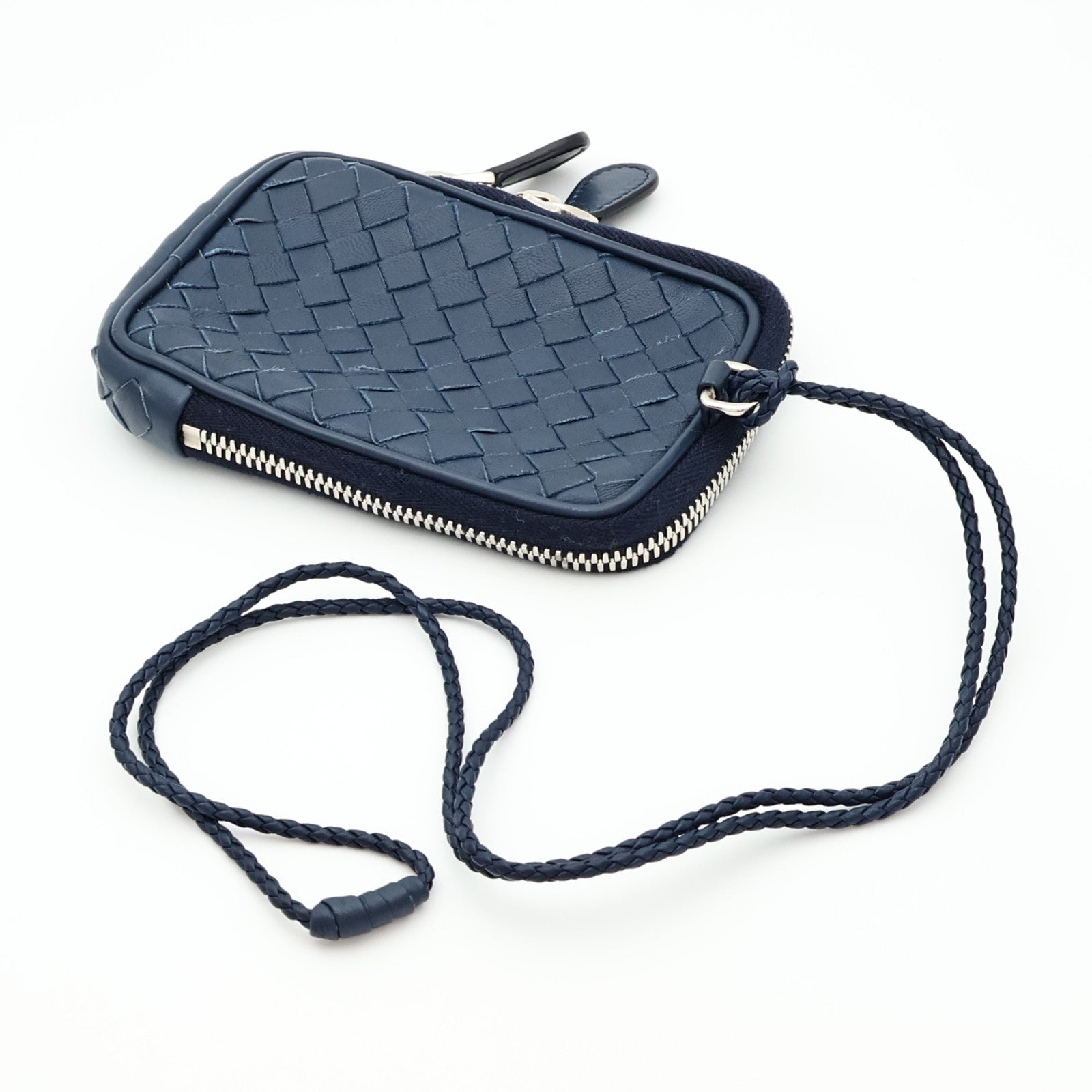 BOTTEGA VENETA 羊皮皮革Zip Strap Pouch小袋