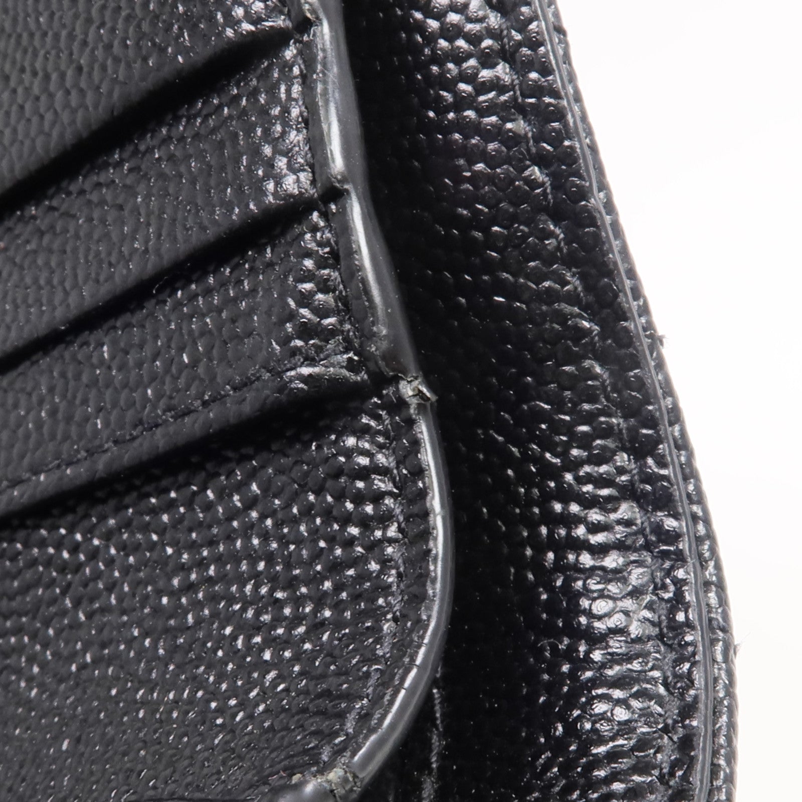 SAINT LAURENT 牛皮皮革Wallet金扣錢包