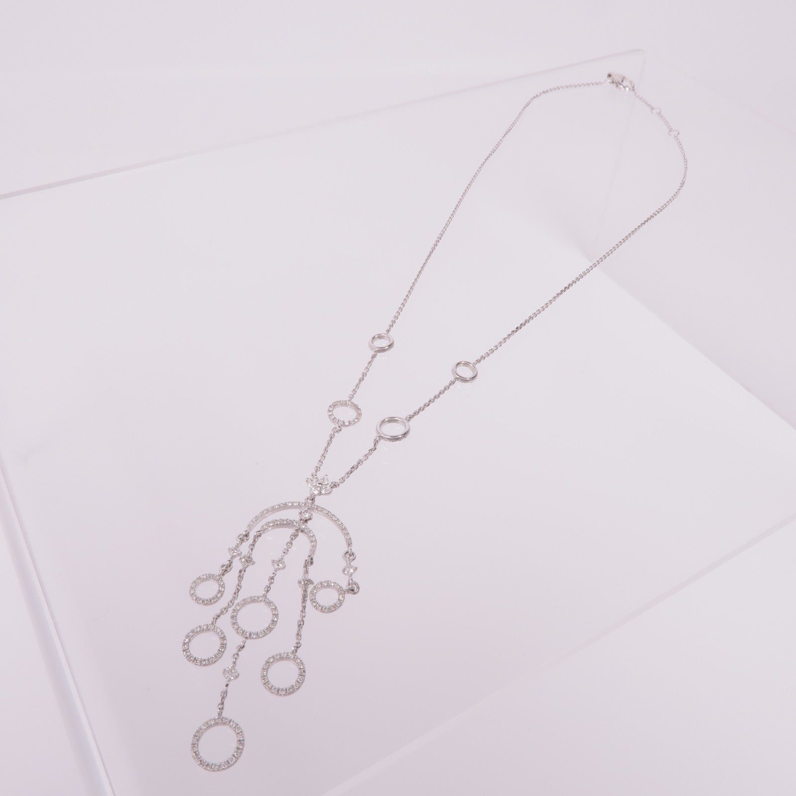 JEWELRY 18K白金Diamond Necklace鑽石項鍊