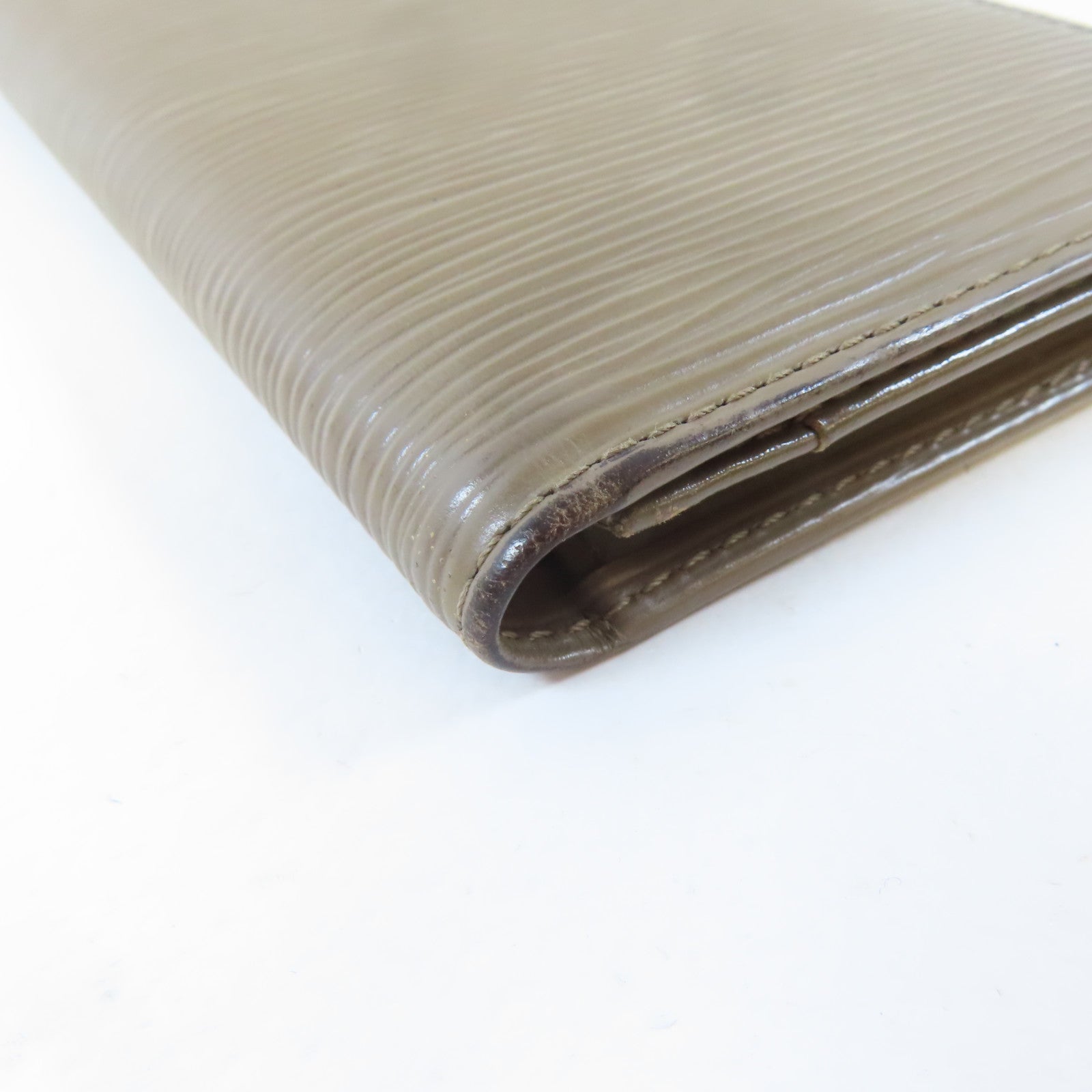 LOUIS VUITTON Epi Porte Cartes Credit "Poivre"長錢包啡色