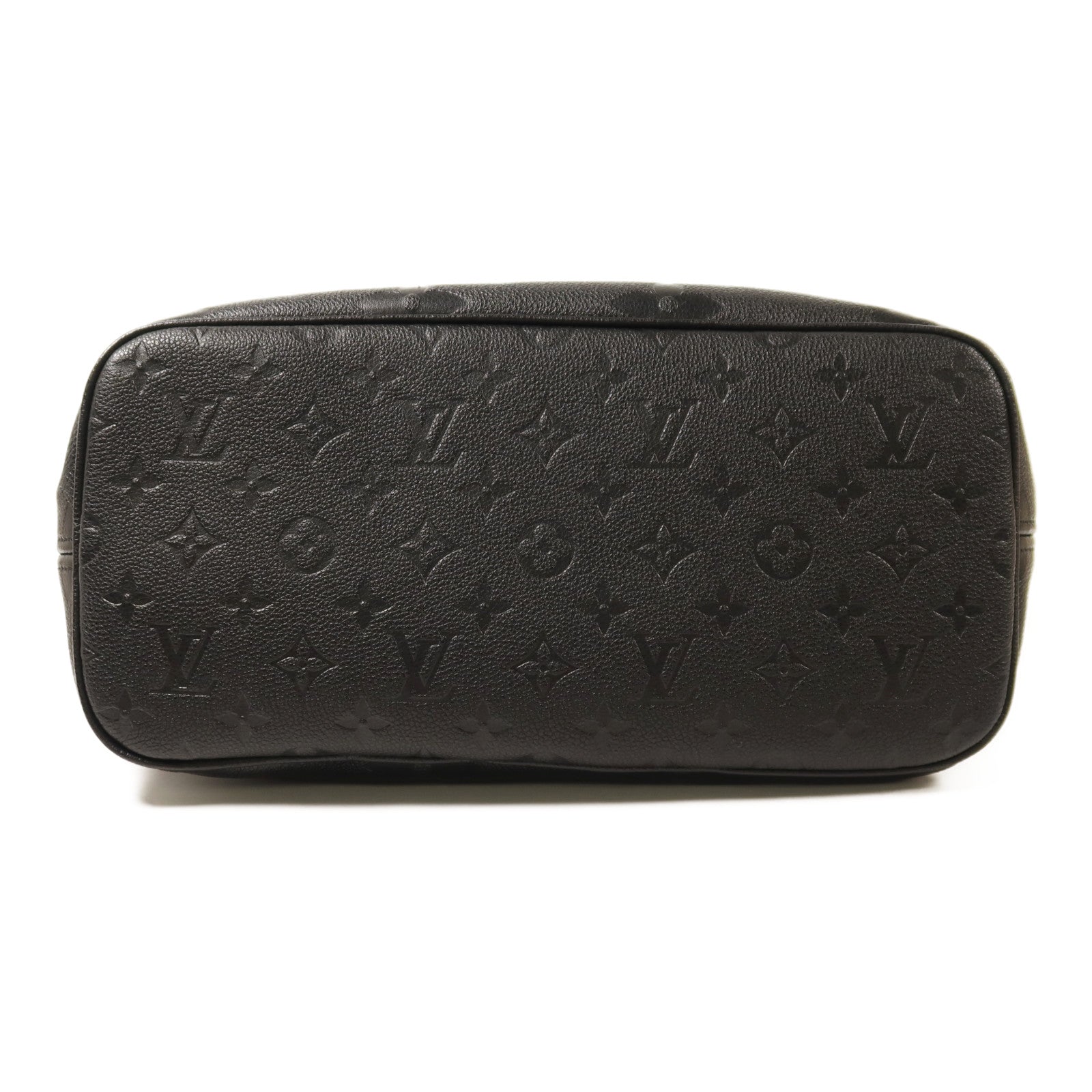 LOUIS VUITTON Monogram Empreinte Neverfull MM金扣手挽袋
