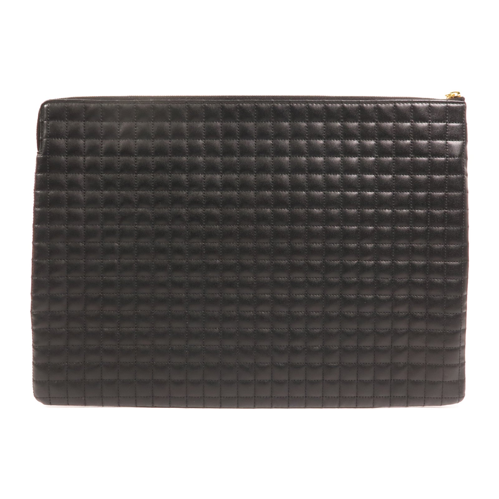 CELINE 牛皮皮革C charm Clutch Bag金扣手提包