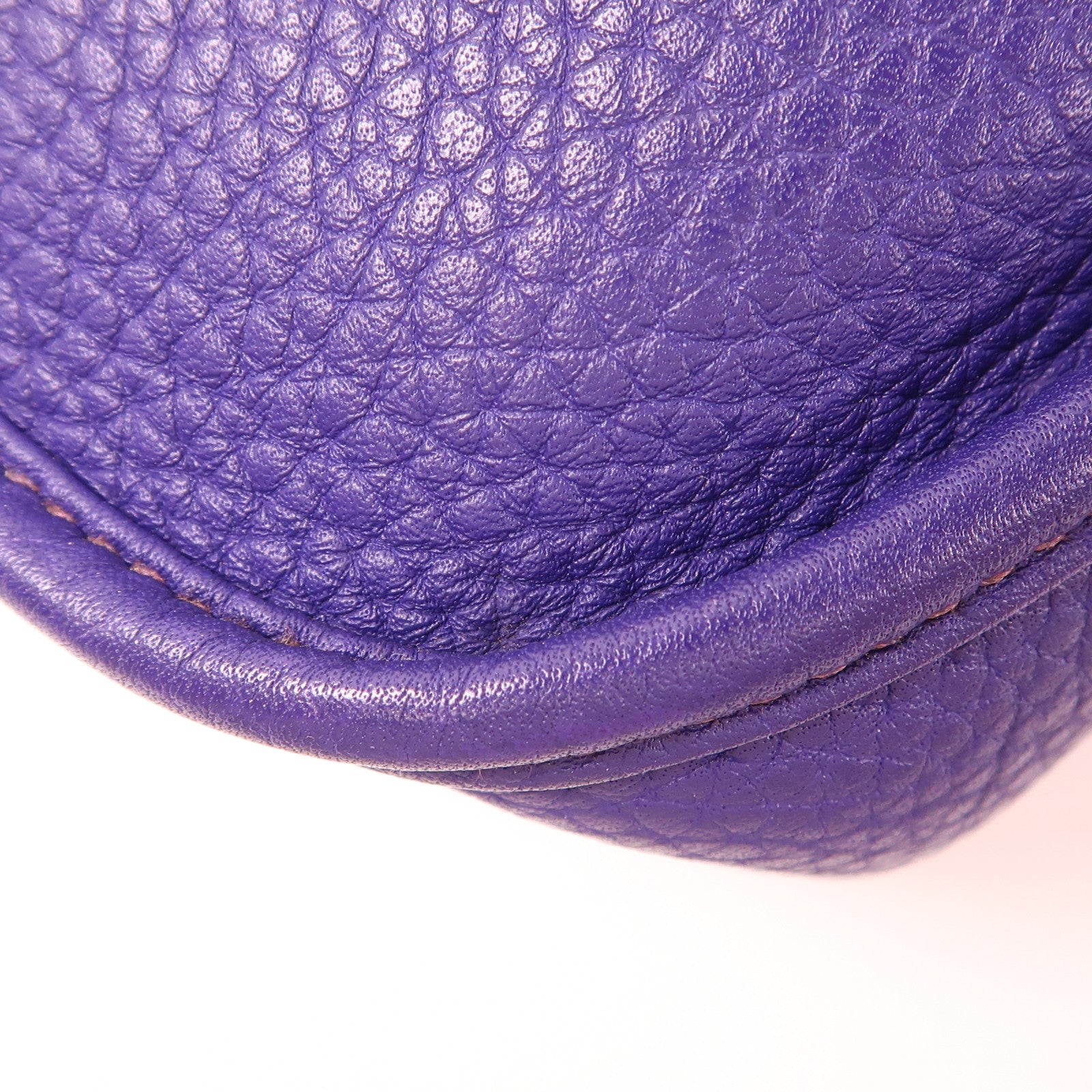 HERMES Clemence皮革Evelyne PM銀扣肩背袋Iris