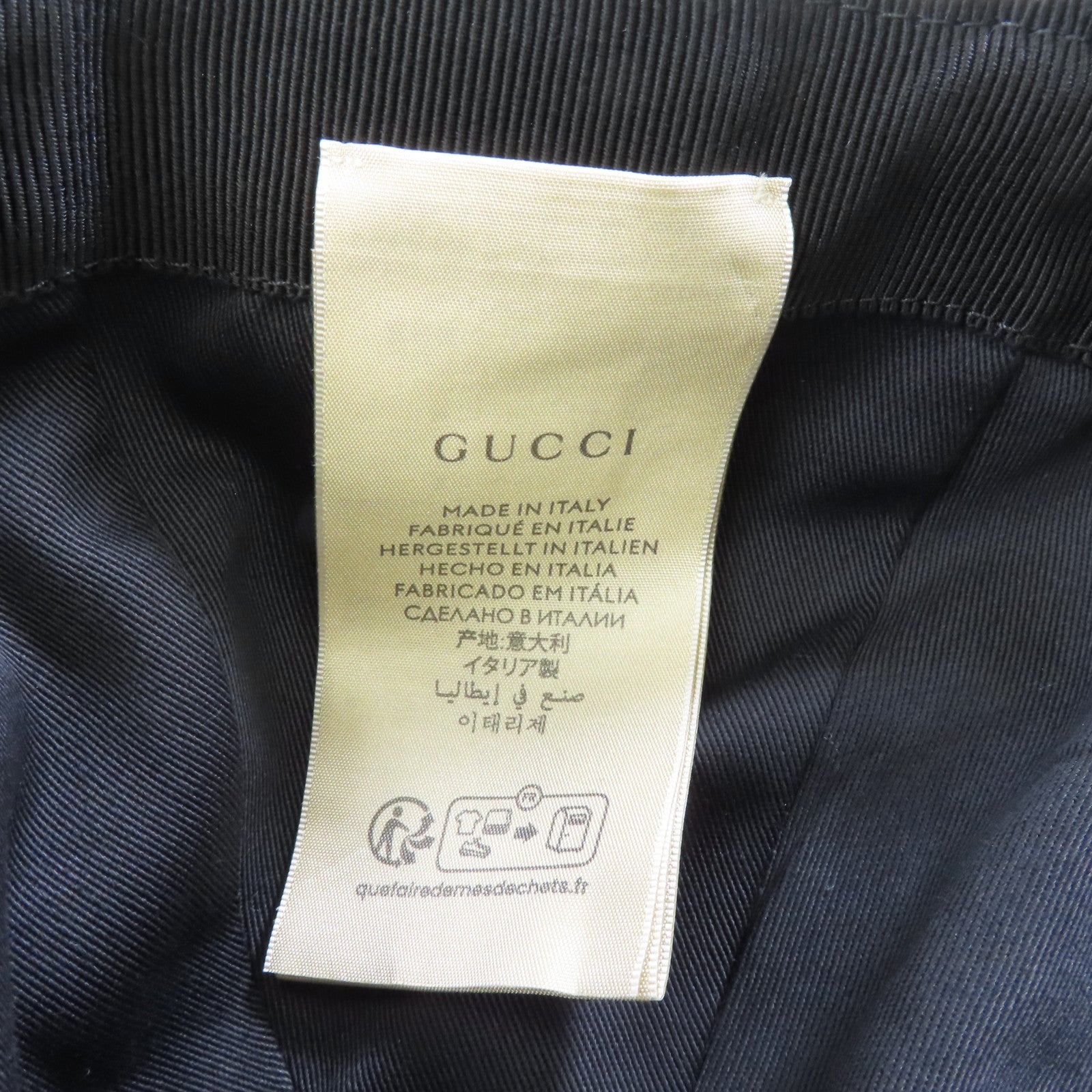 GUCCI 【激減優惠】帆布Cap帽子黑色