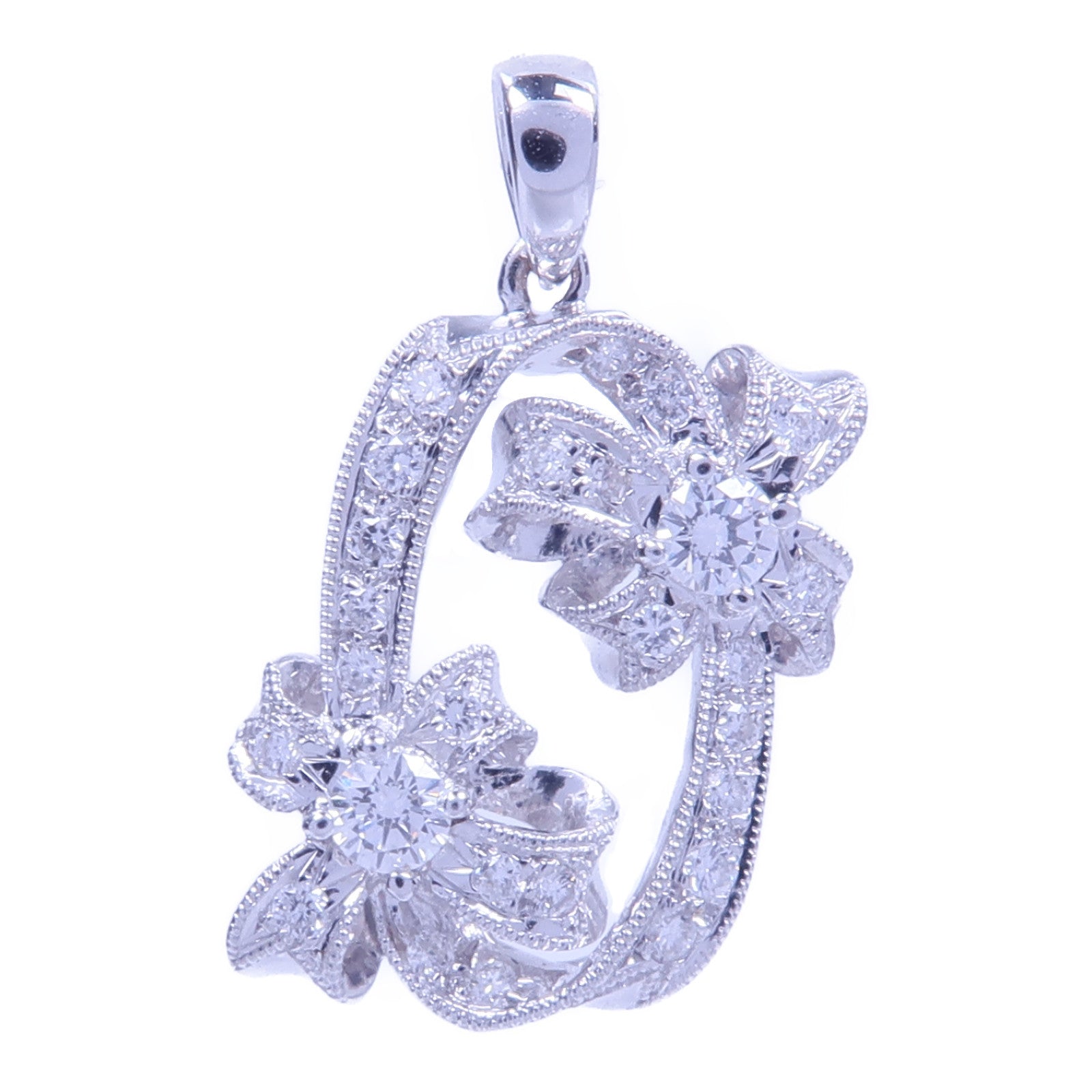 JEWELRY 18K白金/鑽石Diamond Top吊墜