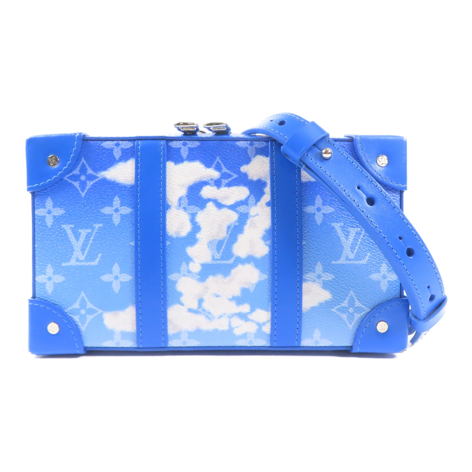 LOUIS VUITTON 【激減優惠】Monogram Clouds Soft Trunk Wallet銀扣肩背袋