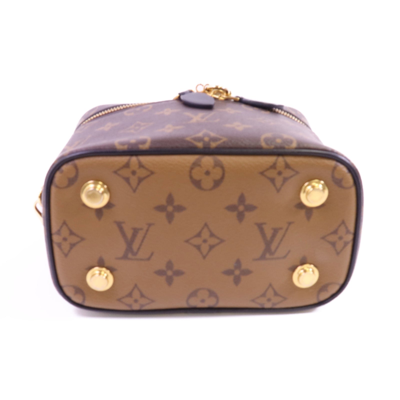 LOUIS VUITTON 【激減優惠】Monogram Reverse Vanity PM金扣鏈帶手挽肩背兩用袋
