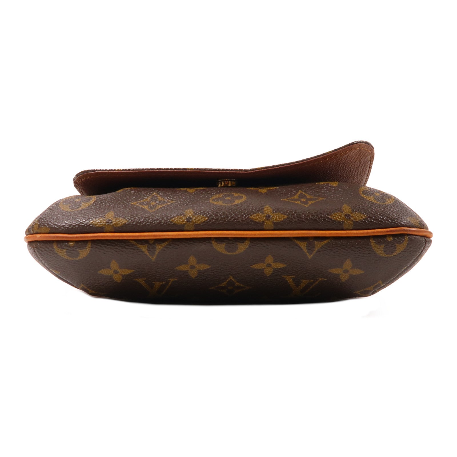 LOUIS VUITTON Monogram Musette Salsa金扣肩背袋棕色
