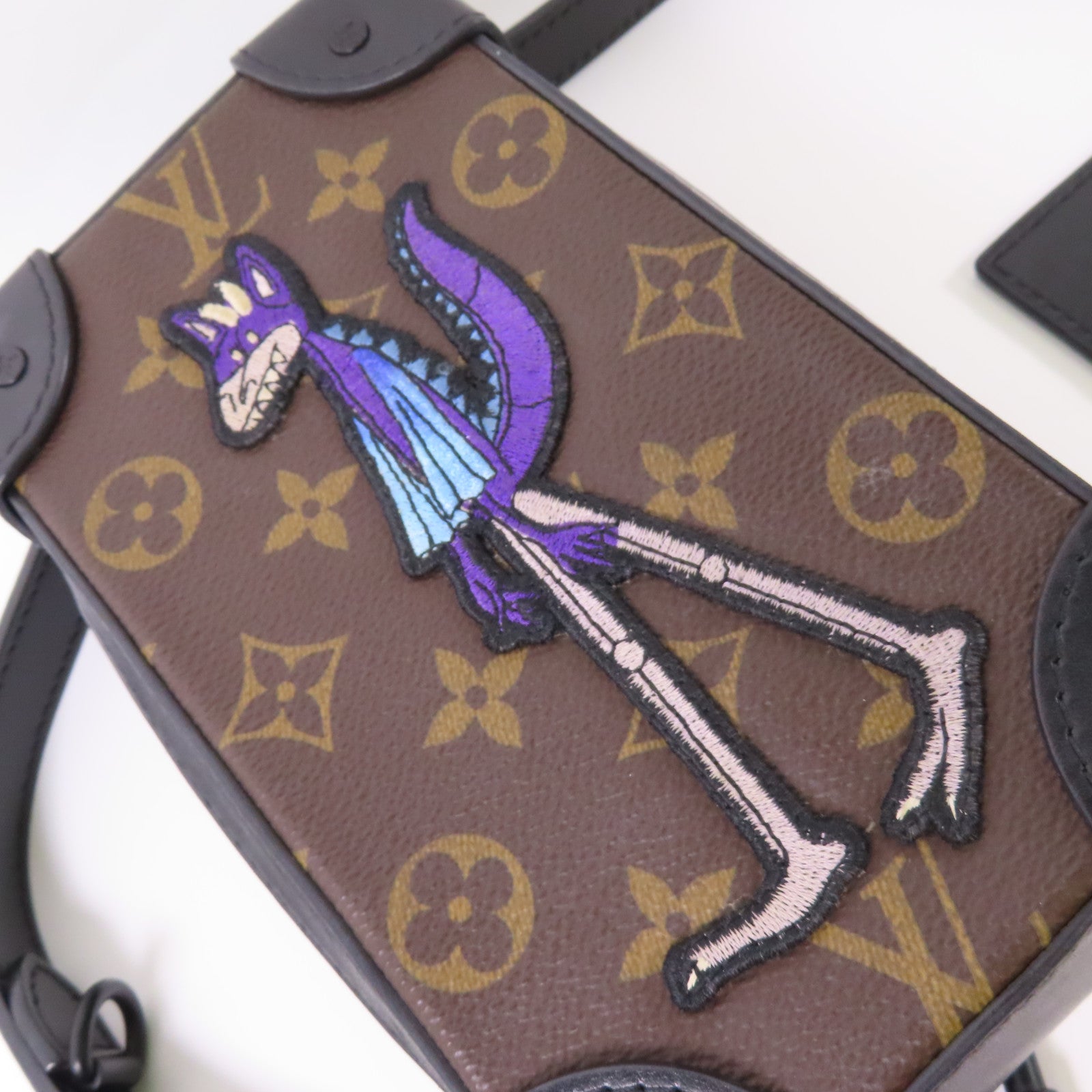 LOUIS VUITTON LV GHW Soft Trunk Phone Box Shoulder Bag M80144 Monogram Brown