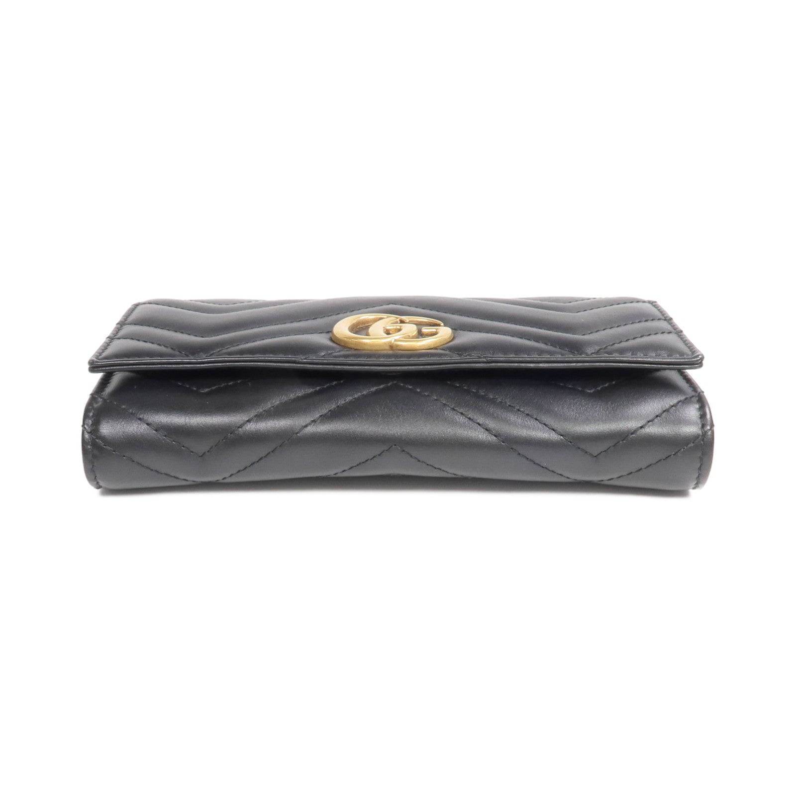 GUCCI 牛皮皮革GG Marmont Long Wallet金扣長錢包