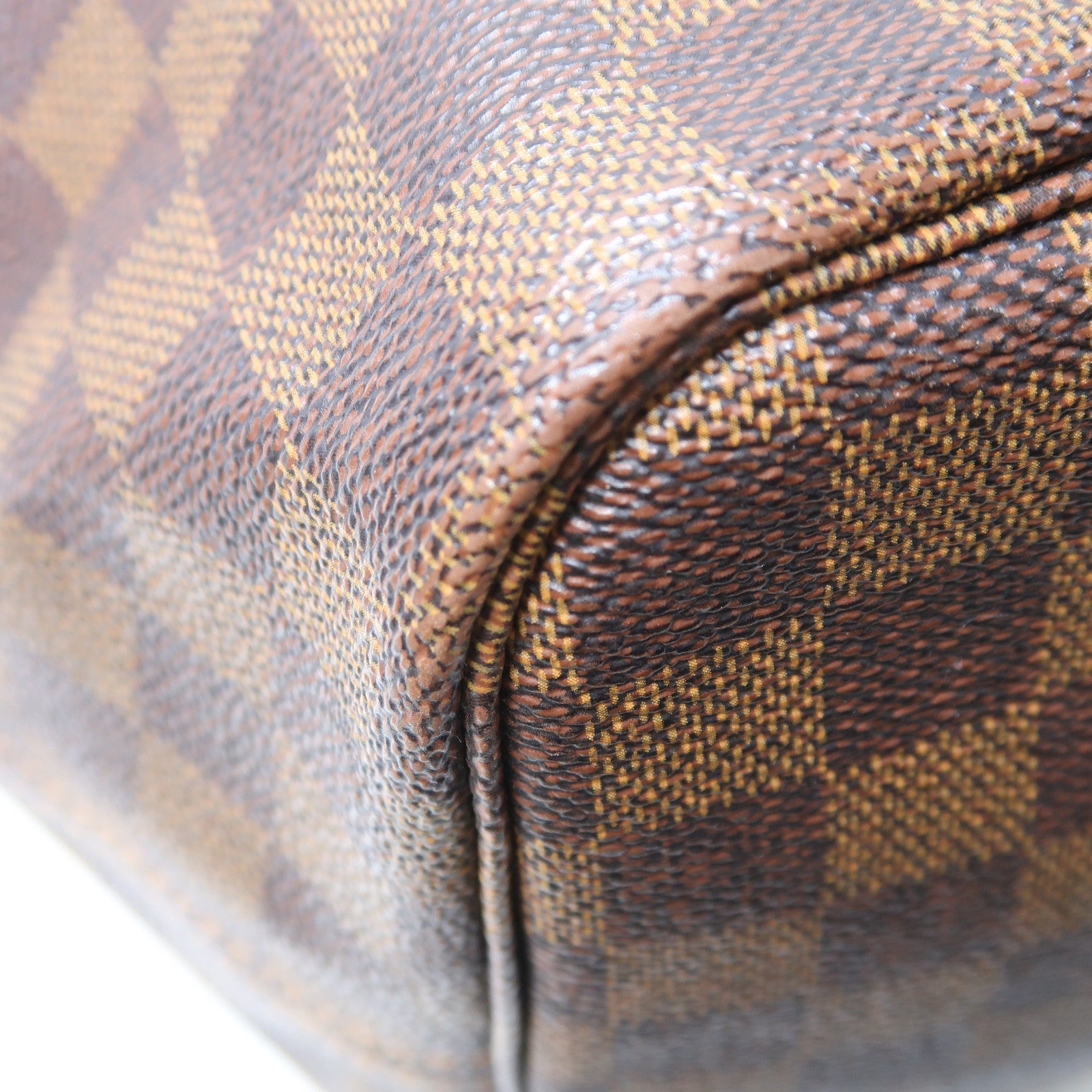 LOUIS VUITTON (PRICE DOWN) LV GHW Neverfull GM Shoulder Bag N51106 Damier Ebene Brown
