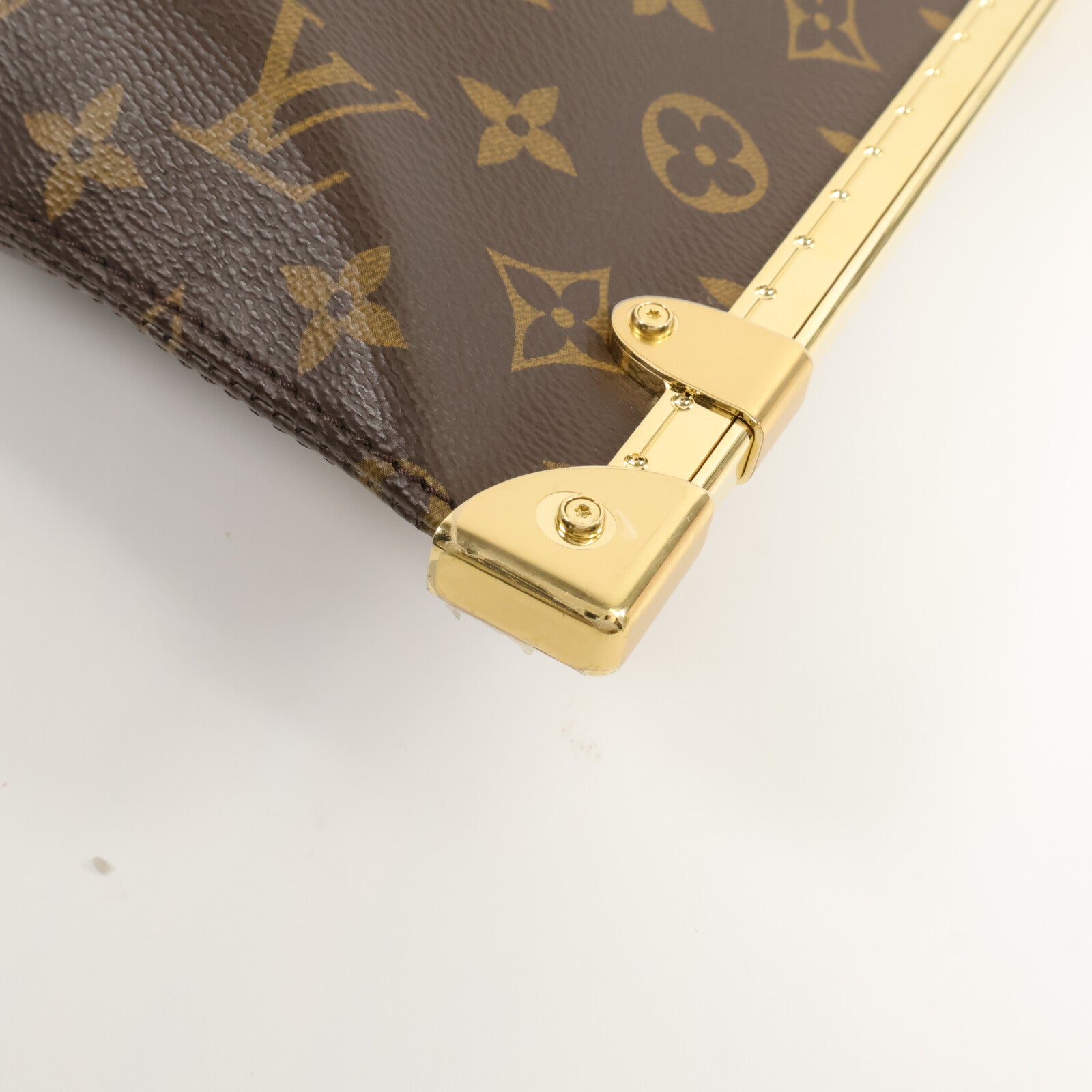 LOUIS VUITTON Monogram Lucky Trunk鏈帶肩背袋