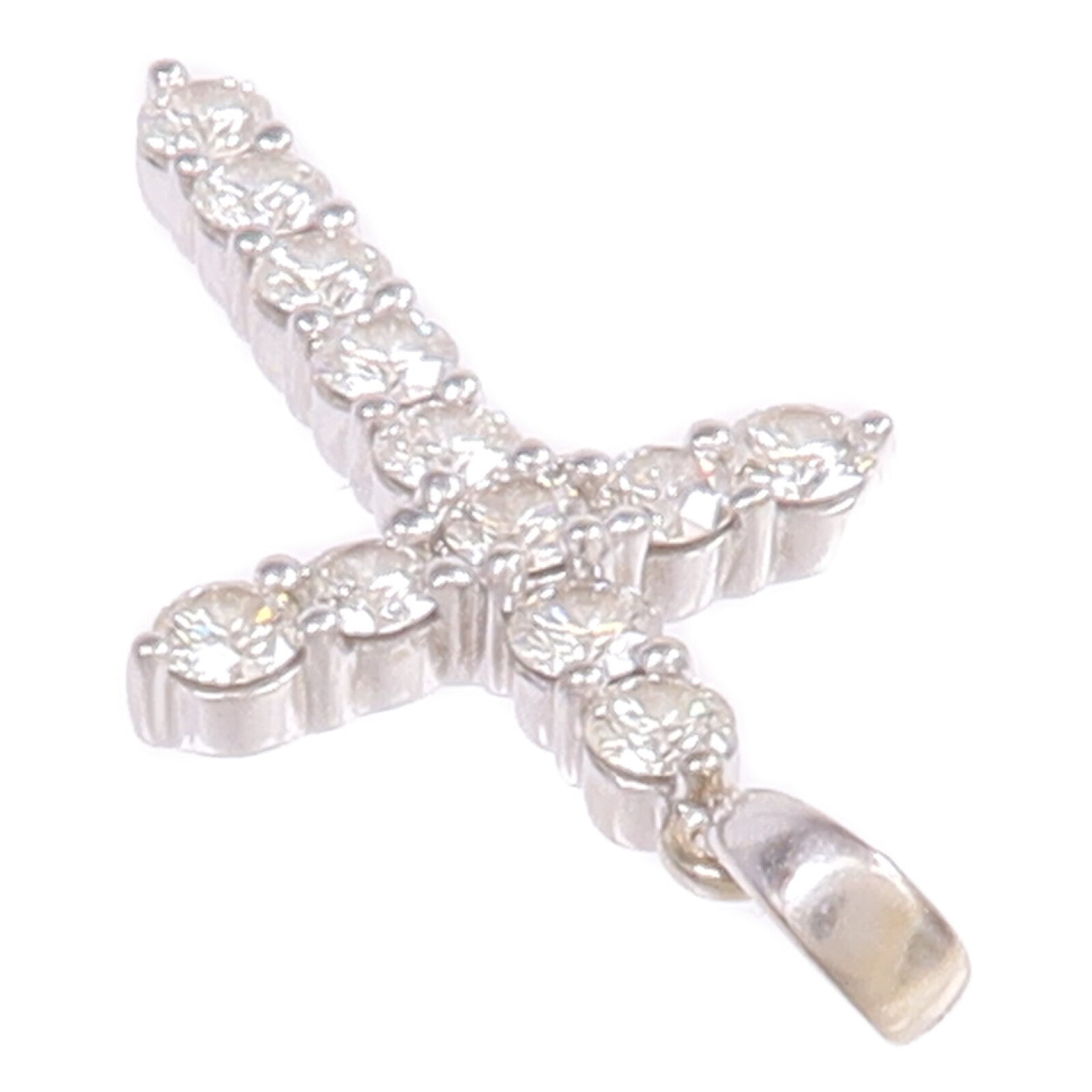 JEWELRY 【激減優惠】18K白金Diamond Pendant Top鑽石吊墜