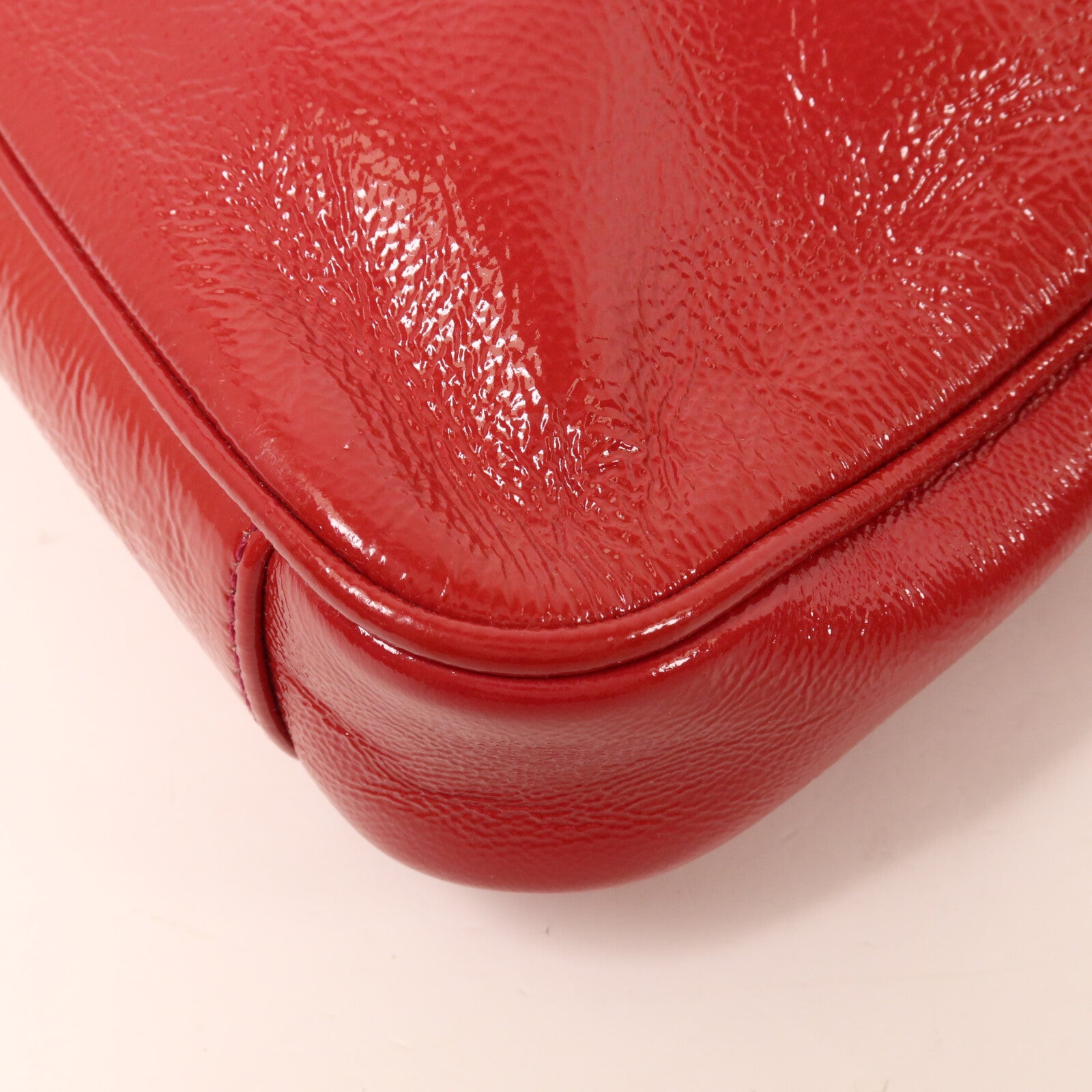 YVES SAINT LAURENT 漆皮皮革Shoulder Bag肩背袋