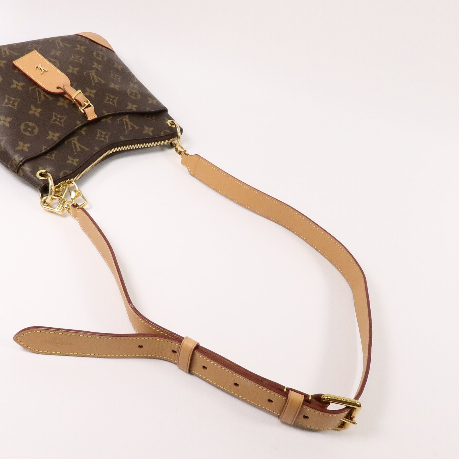LOUIS VUITTON Monogram Odeon PM金扣肩背袋