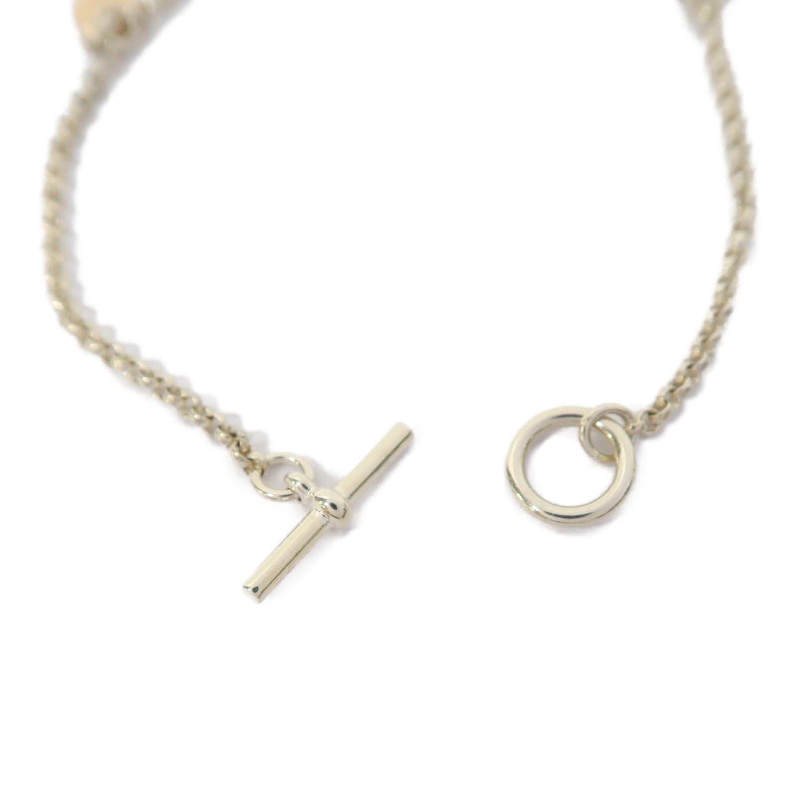 HERMES 925純銀/18K玫瑰金Bracelet手鏈