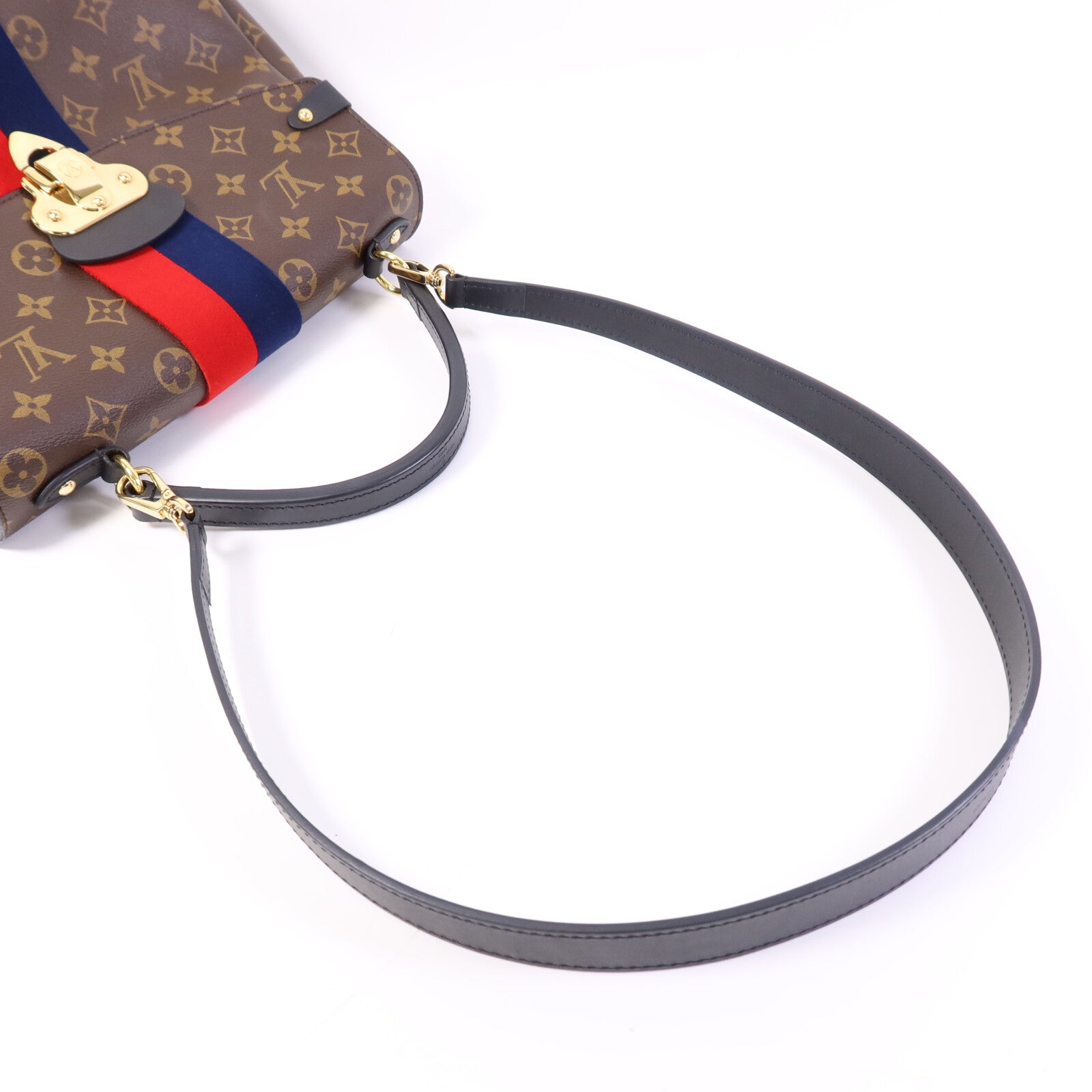 LOUIS VUITTON Monogram Georges MM金扣手挽肩背兩用袋