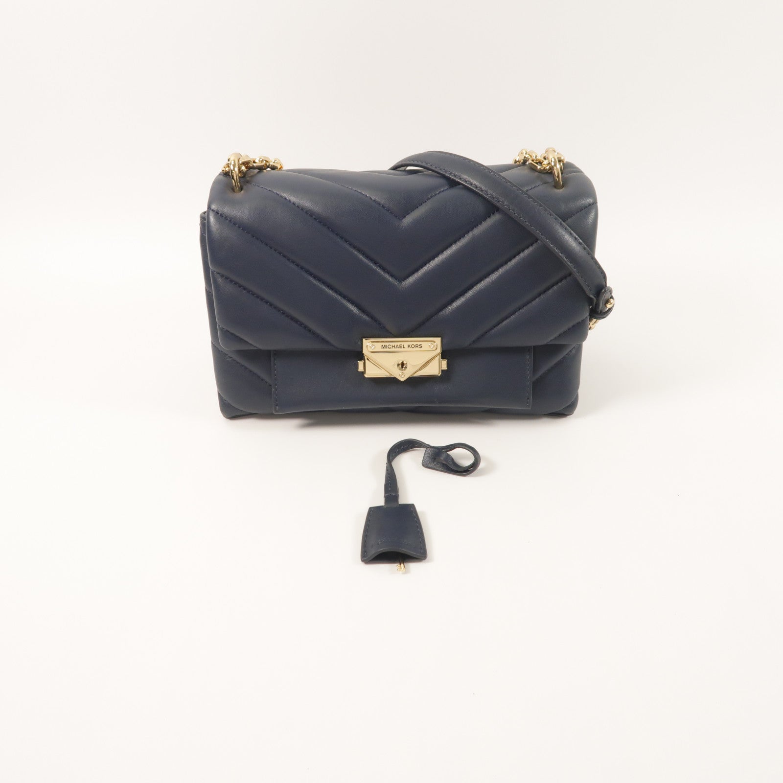 Michael Kors 牛皮皮革Chain Shoulder鏈帶肩背袋