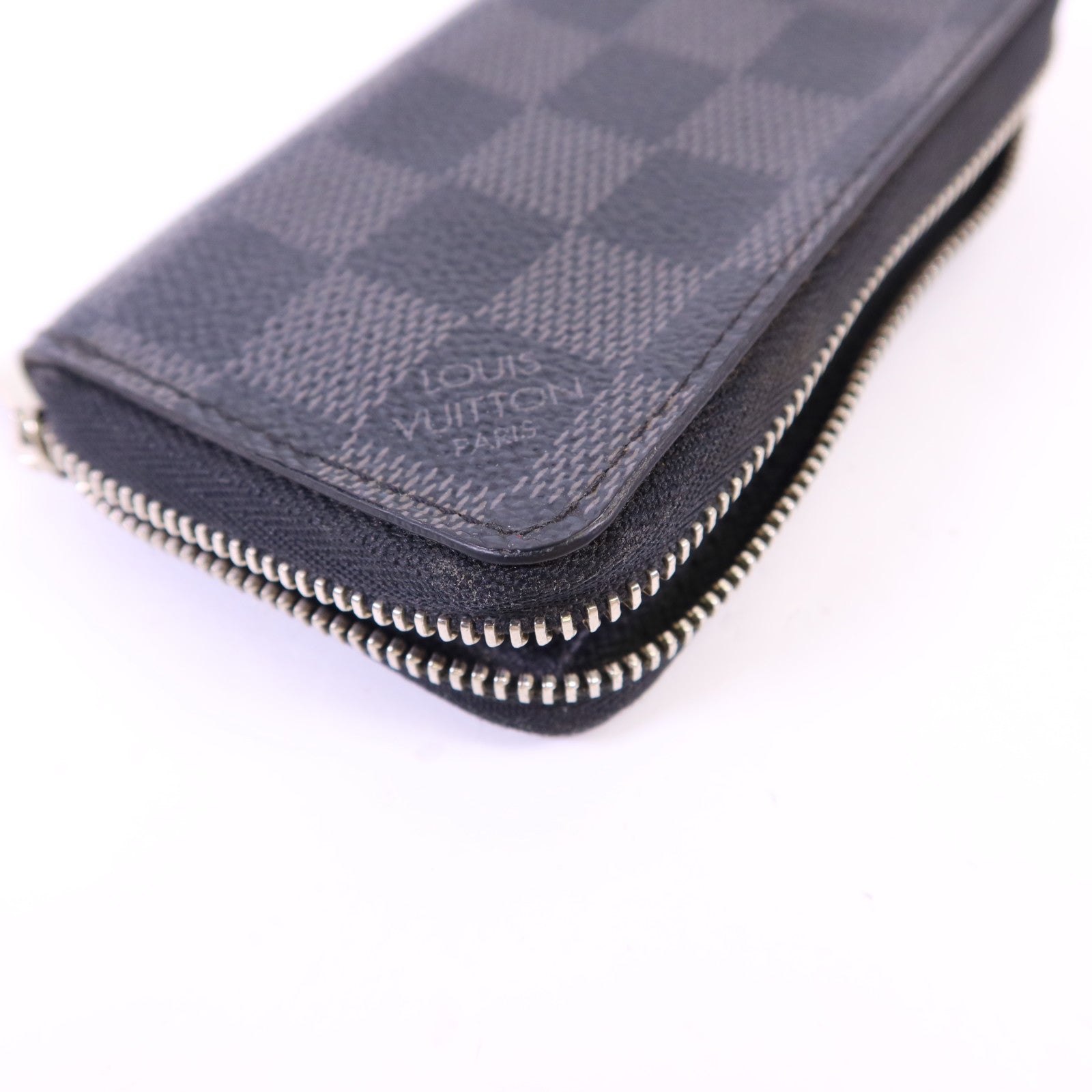 LOUIS VUITTON Damier Graphite Card Case銀扣卡片套