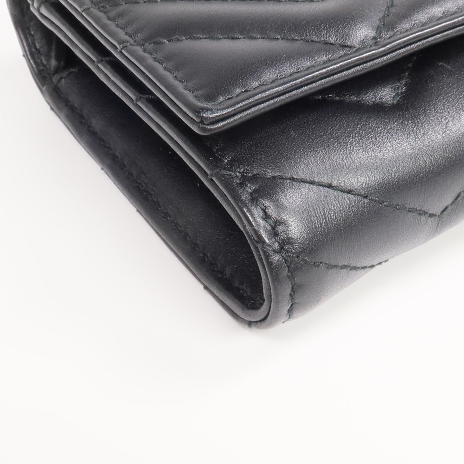 GUCCI 牛皮皮革GG Marmont Long Wallet金扣長錢包