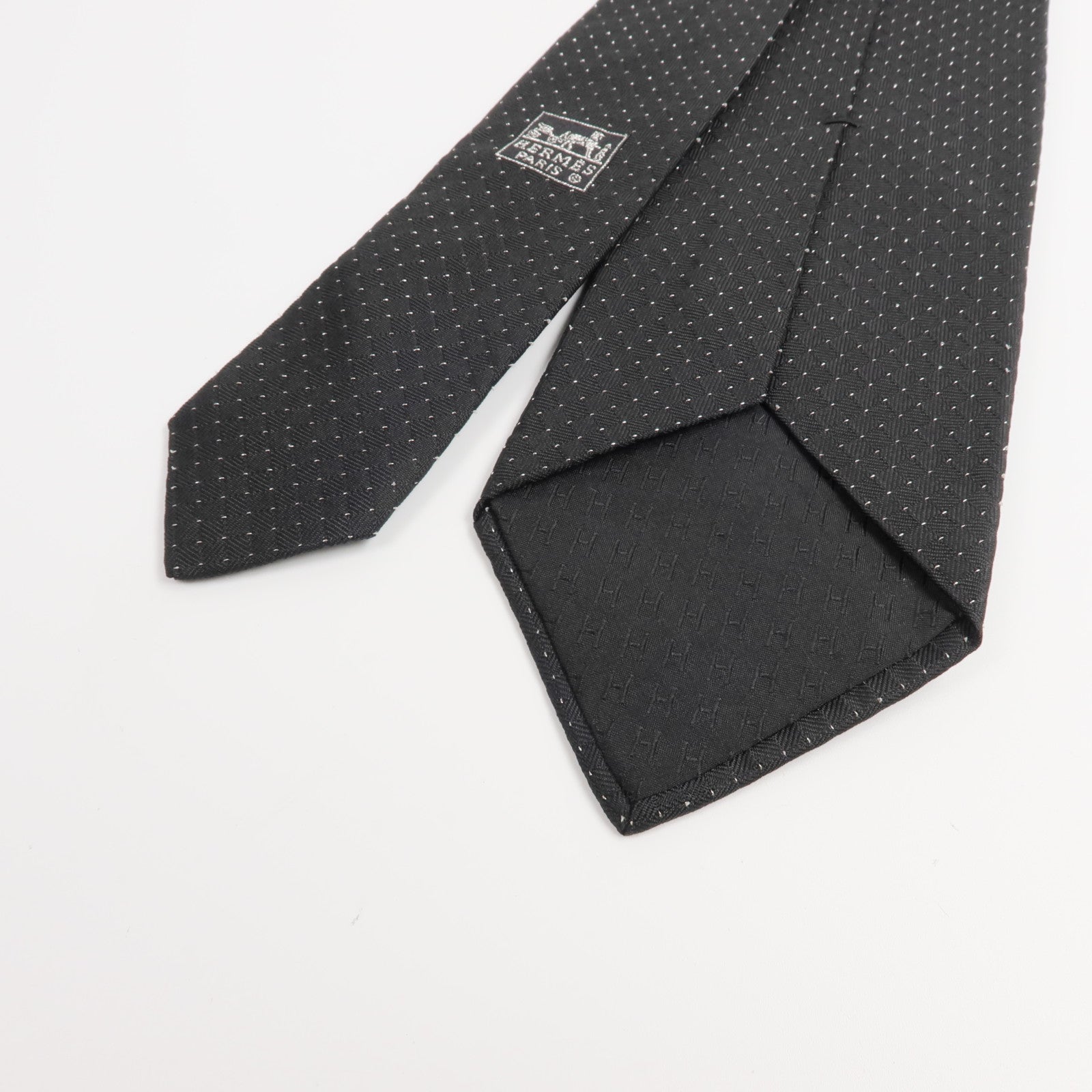 HERMES 絲質/尼龍Tie領帶