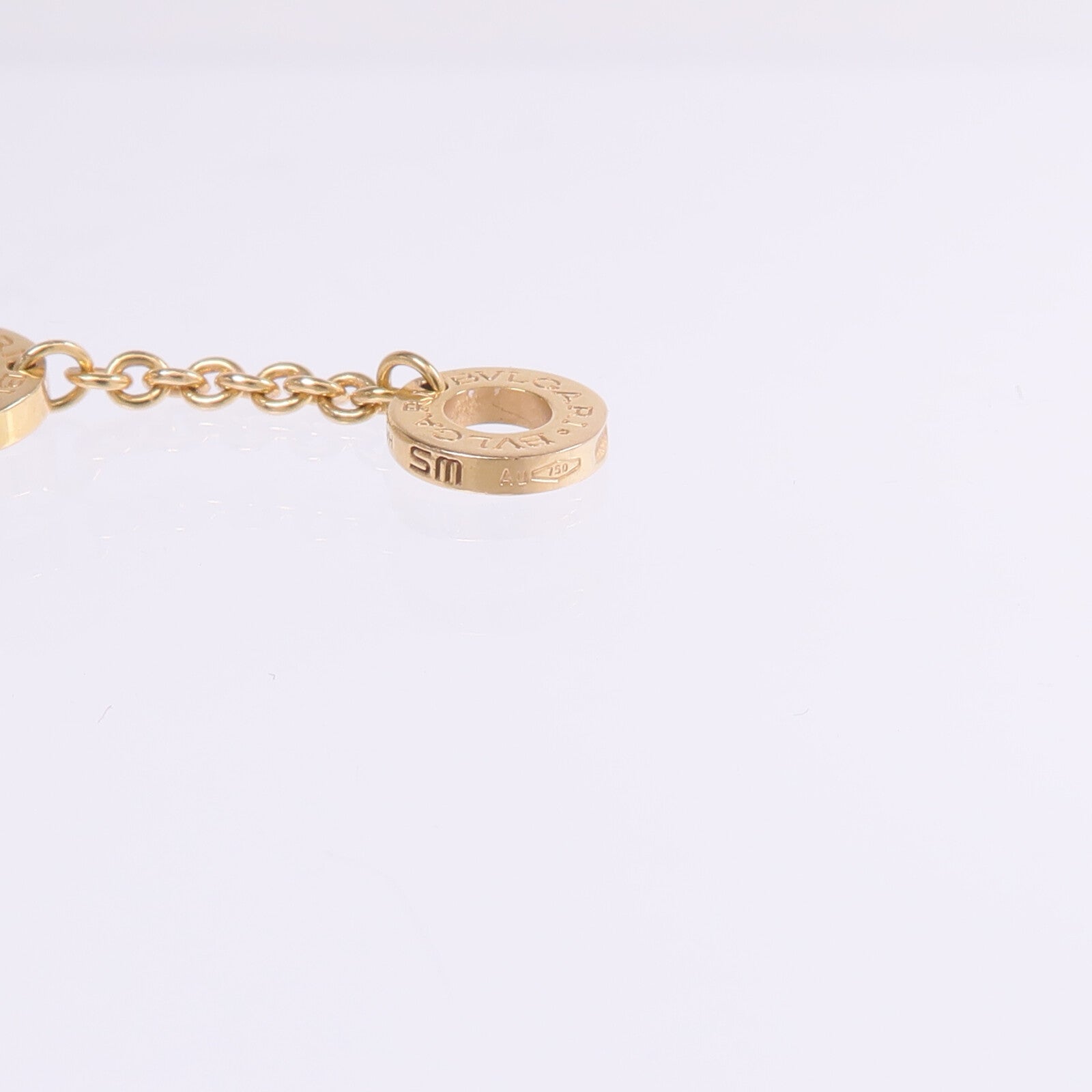 BVLGARI 18K玫瑰金/陶瓷B.zero 1 Bracelet手鏈