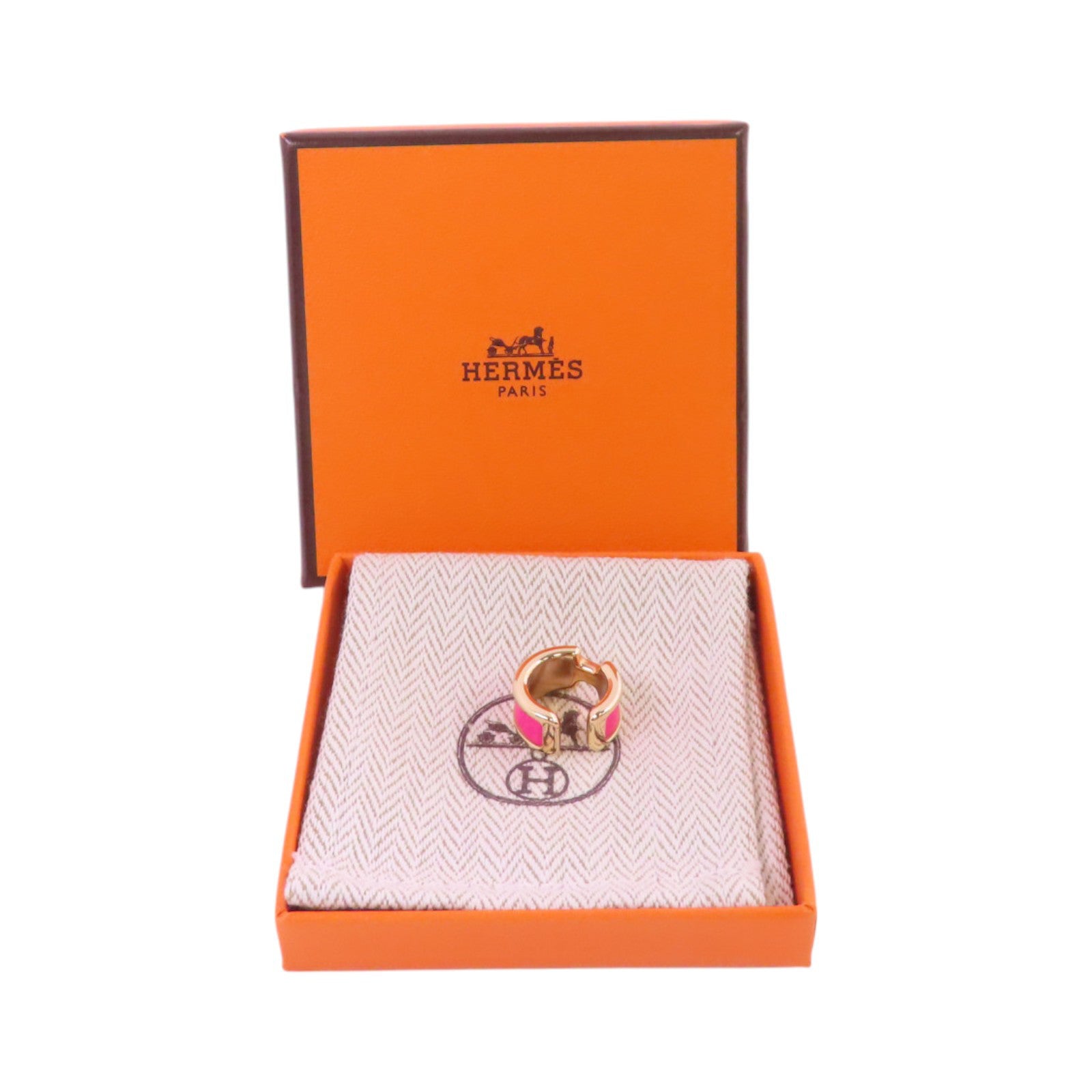 HERMES 金屬/皮革Olympe Small Ear Cuffs耳夾