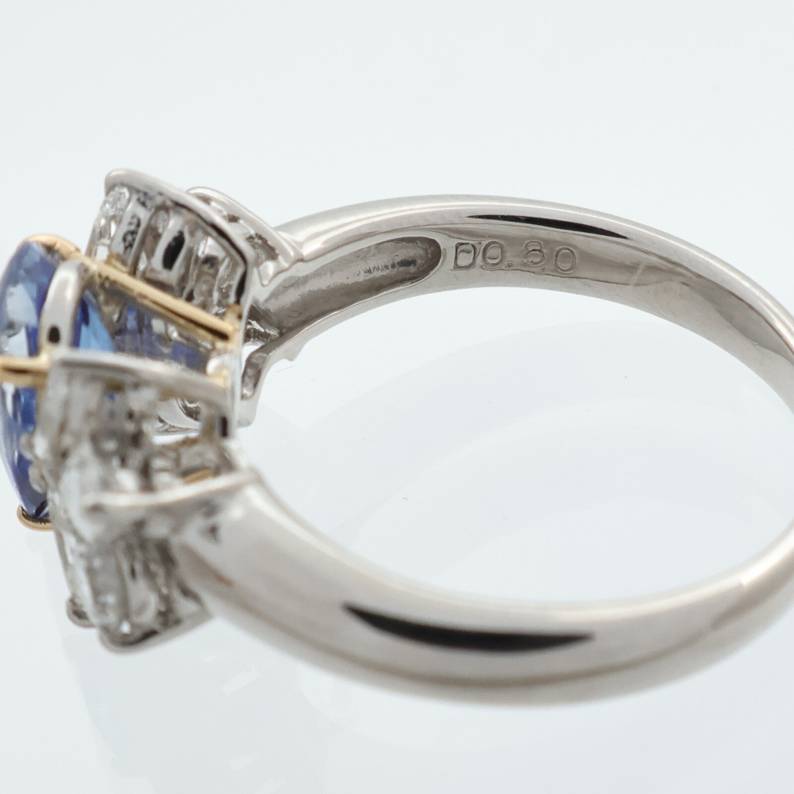 JEWELRY 18K白金/PT900鉑金/藍寶石Sapphire鑽石項鍊