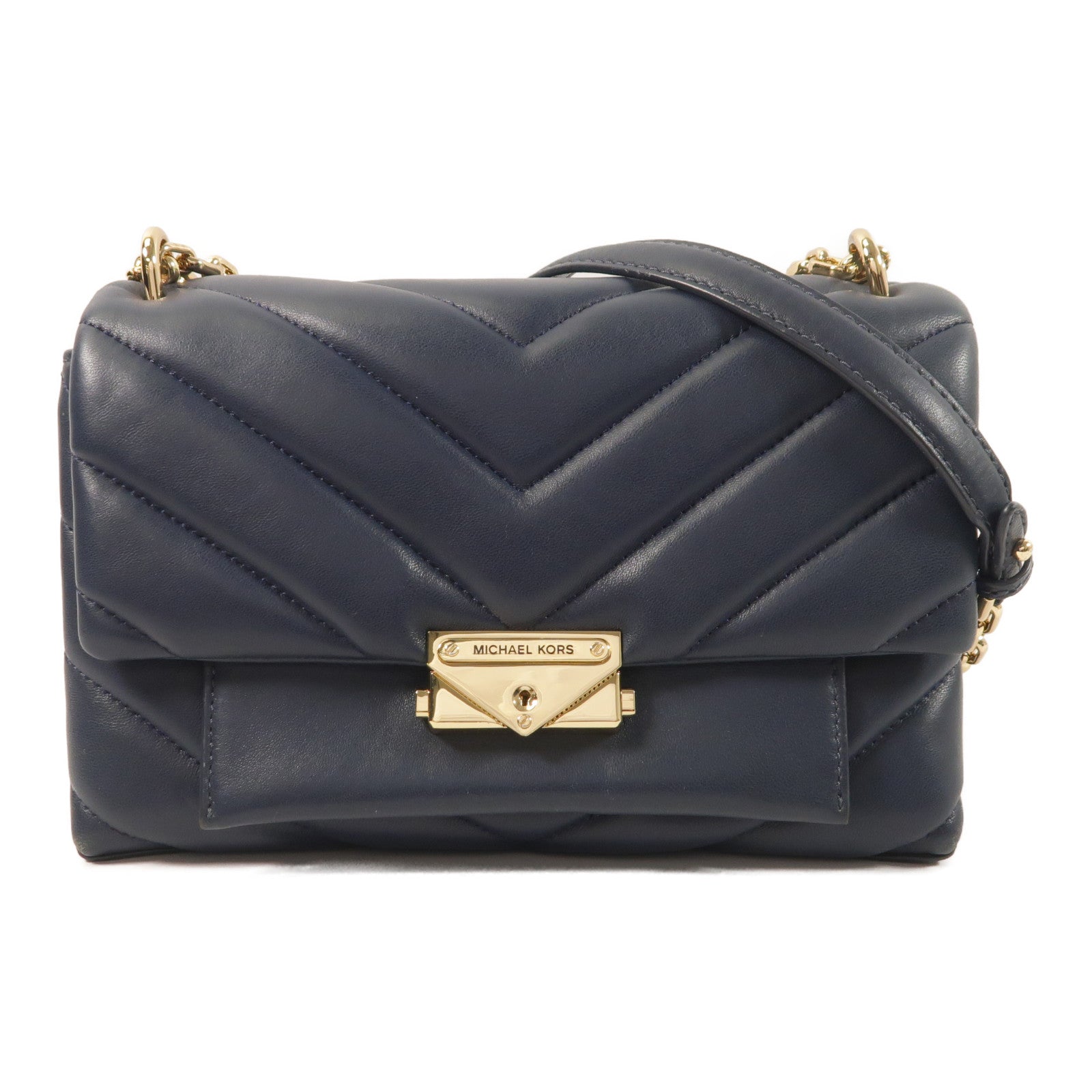 Michael Kors 牛皮皮革Chain Shoulder鏈帶肩背袋