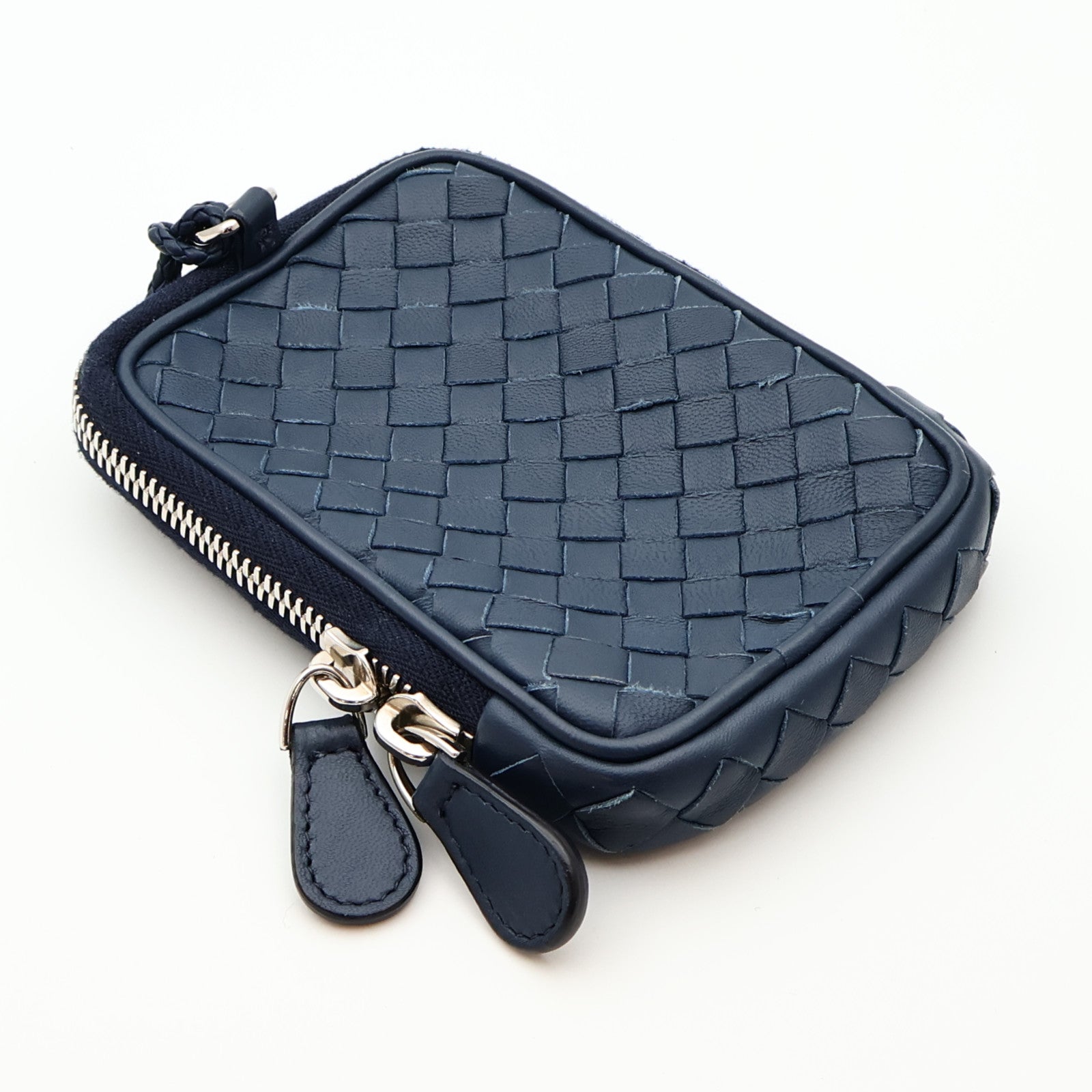 BOTTEGA VENETA 羊皮皮革Zip Strap Pouch小袋
