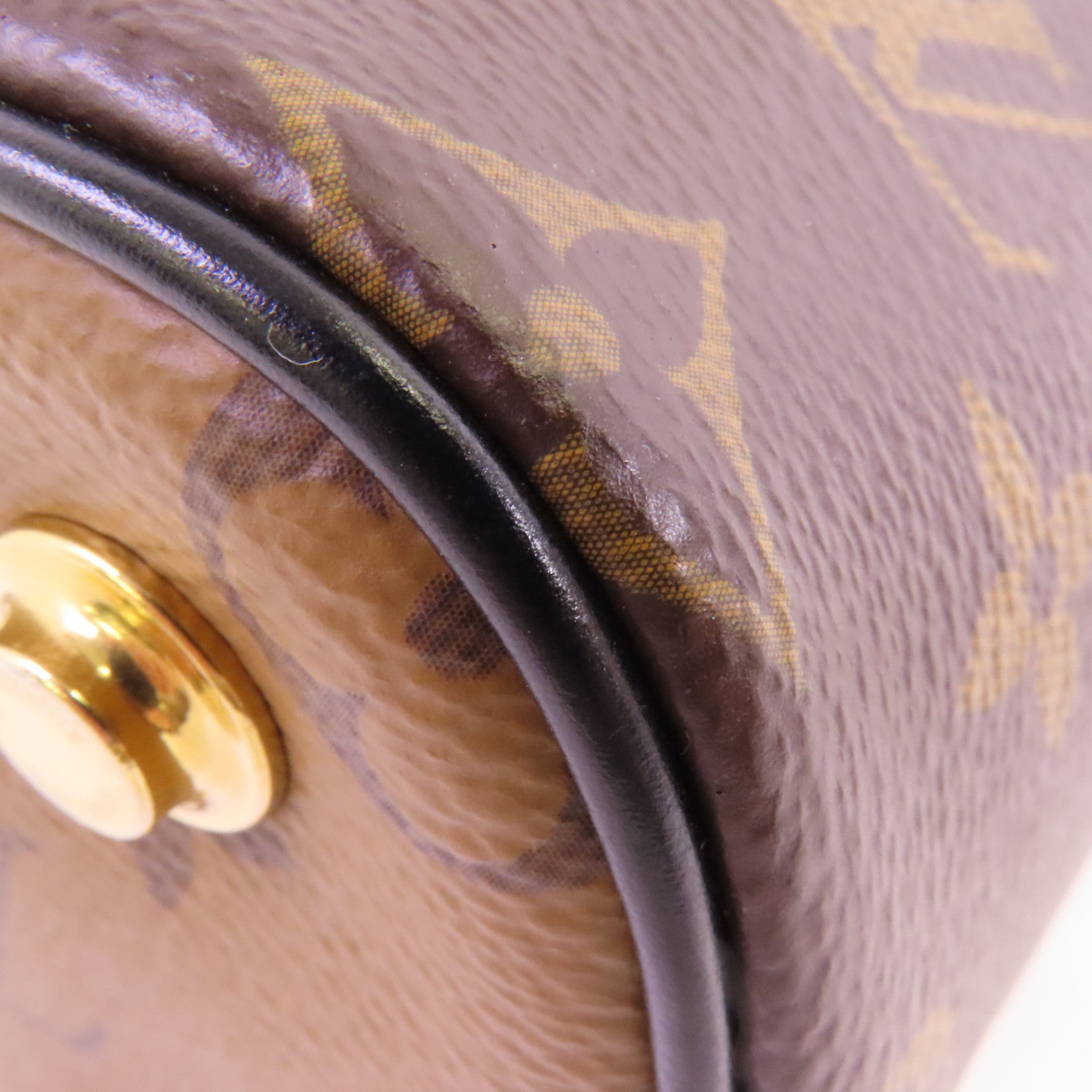 LOUIS VUITTON 【激減優惠】Monogram Reverse Vanity PM金扣鏈帶手挽肩背兩用袋