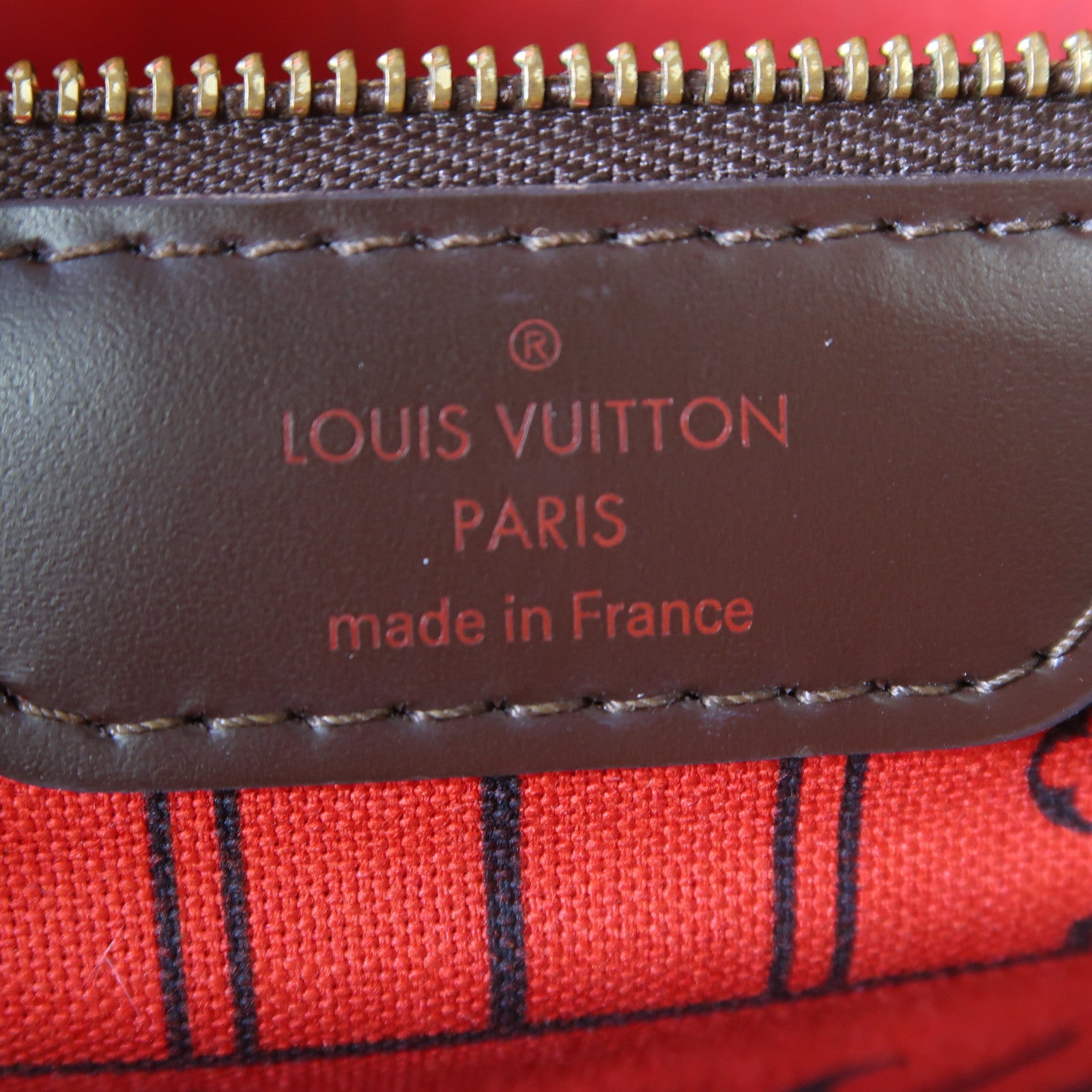 LOUIS VUITTON (PRICE DOWN) LV GHW Neverfull GM Shoulder Bag N51106 Damier Ebene Brown