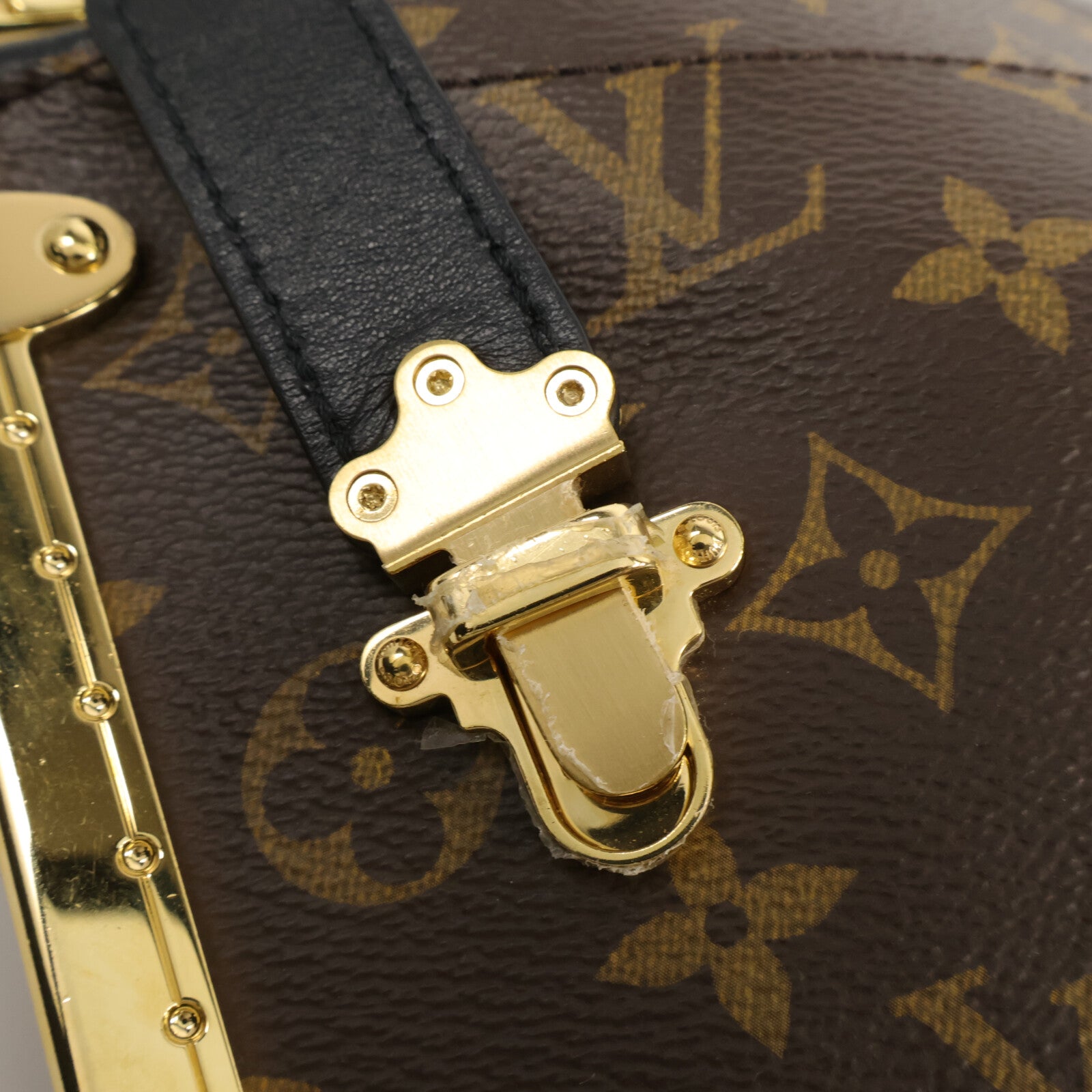 LOUIS VUITTON Monogram Lucky Trunk鏈帶肩背袋