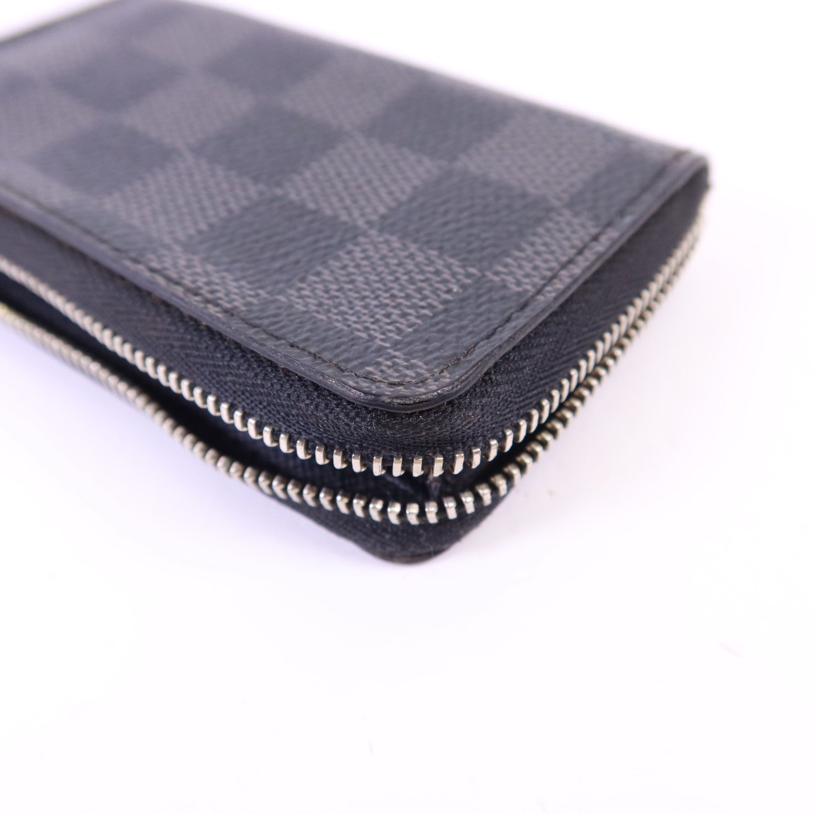 LOUIS VUITTON Damier Graphite Card Case銀扣卡片套