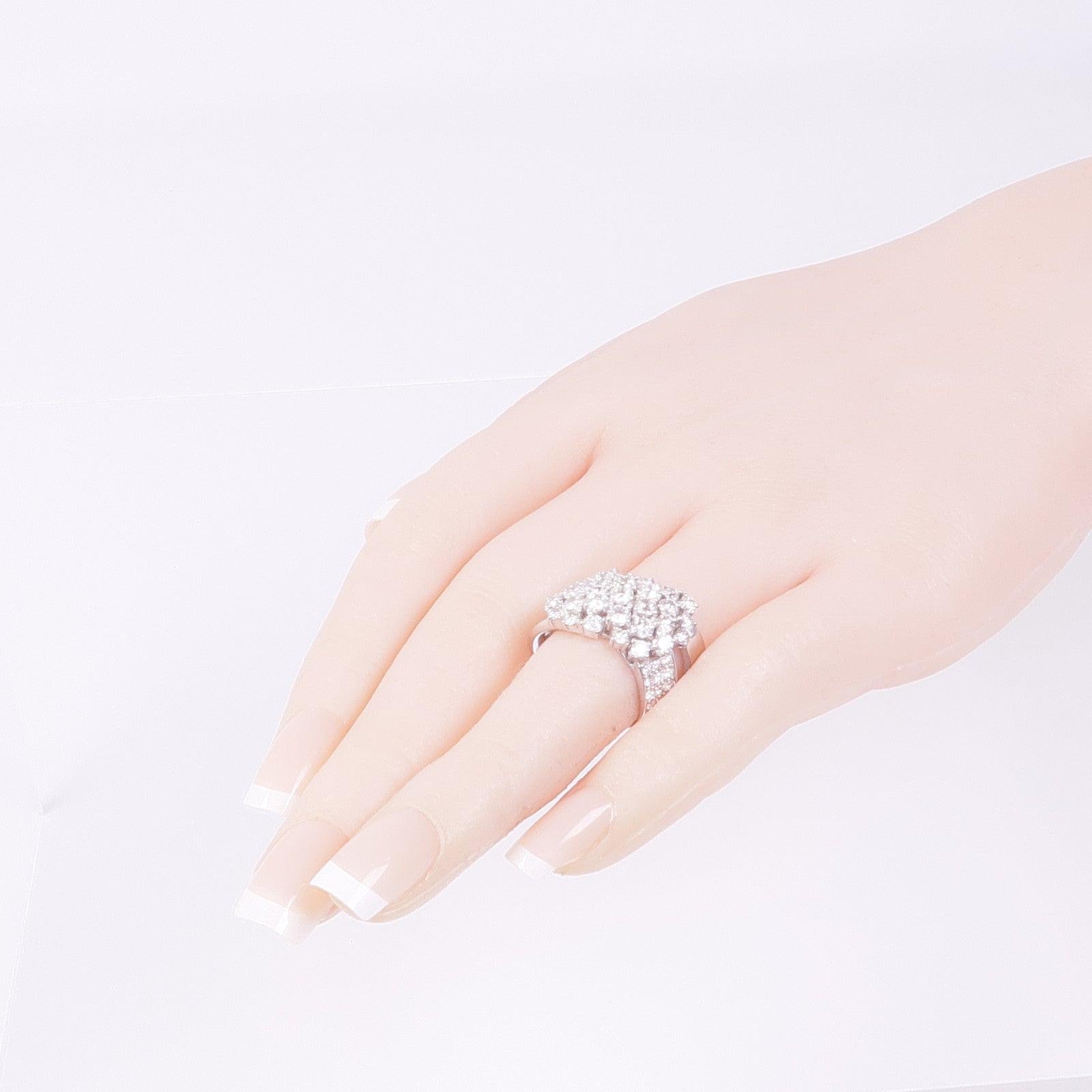 JEWELRY 【激減優惠】PT900鉑金Diamond Ring鑽石戒指US#6