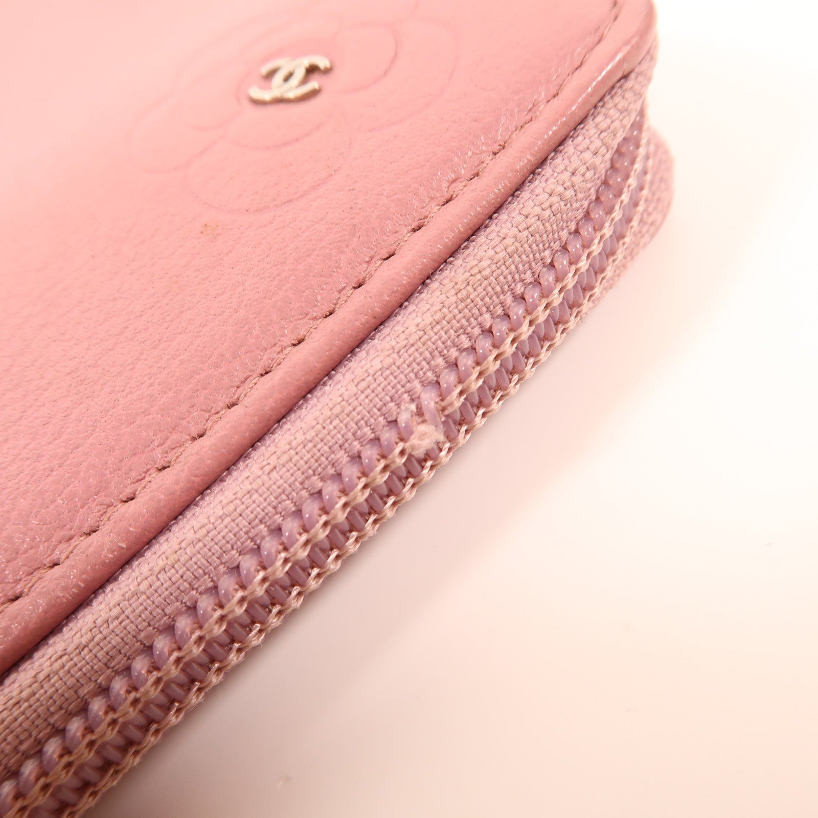 CHANEL 牛皮皮革Zipper Long Wallet長錢包