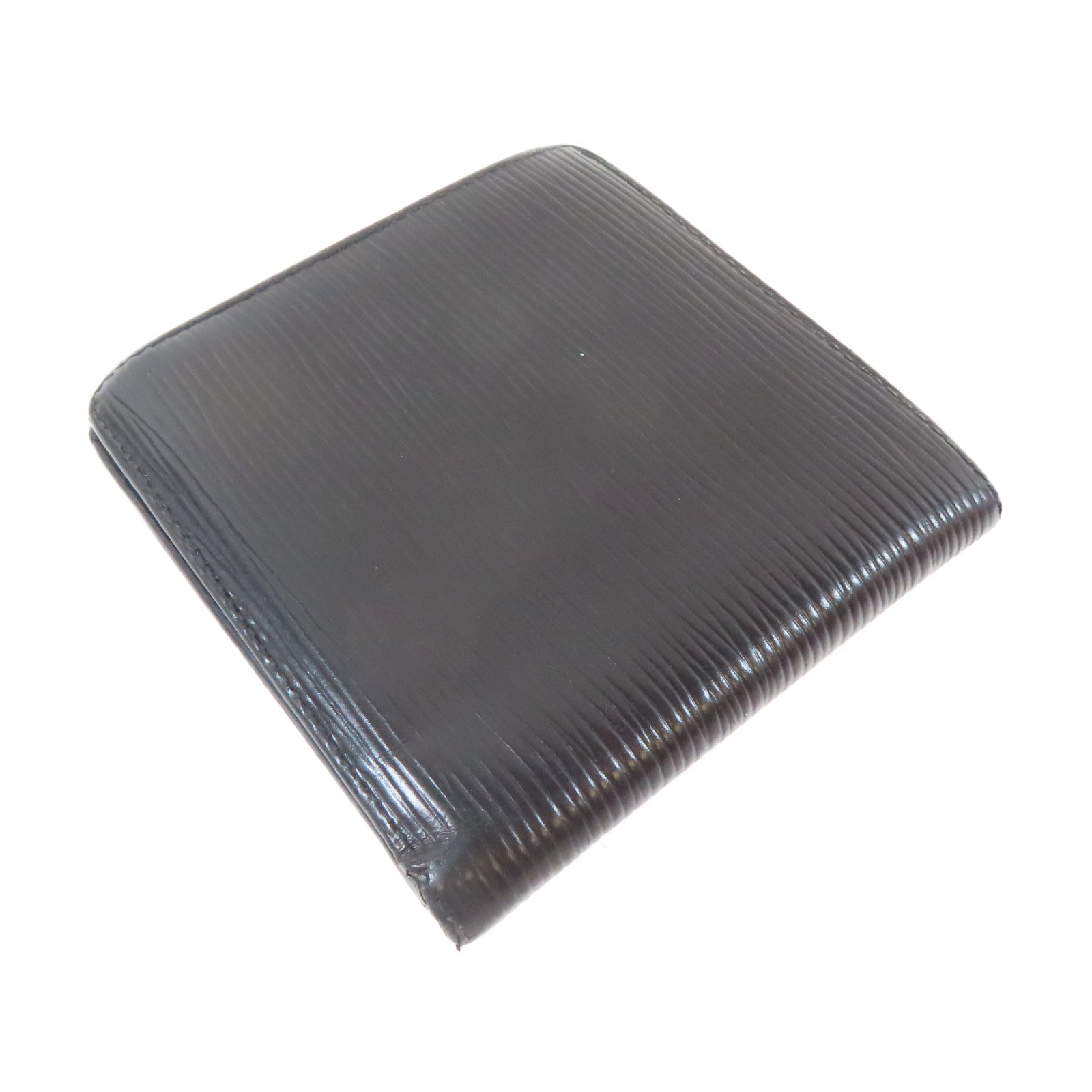 LOUIS VUITTON 【激減優惠】Epi Bifold Wallet金扣折疊錢包黑色