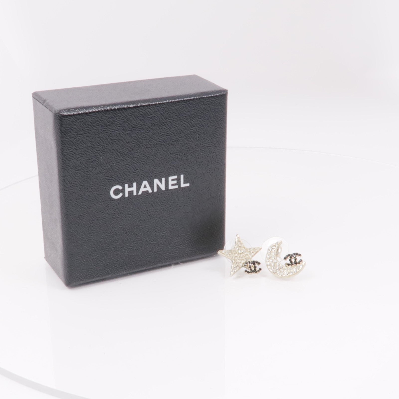 CHANEL CC Earrings Accessories Metal/PVC Silver