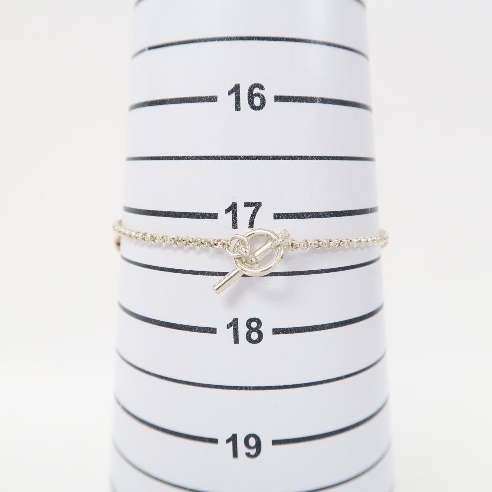 HERMES 925純銀/18K玫瑰金Bracelet手鏈