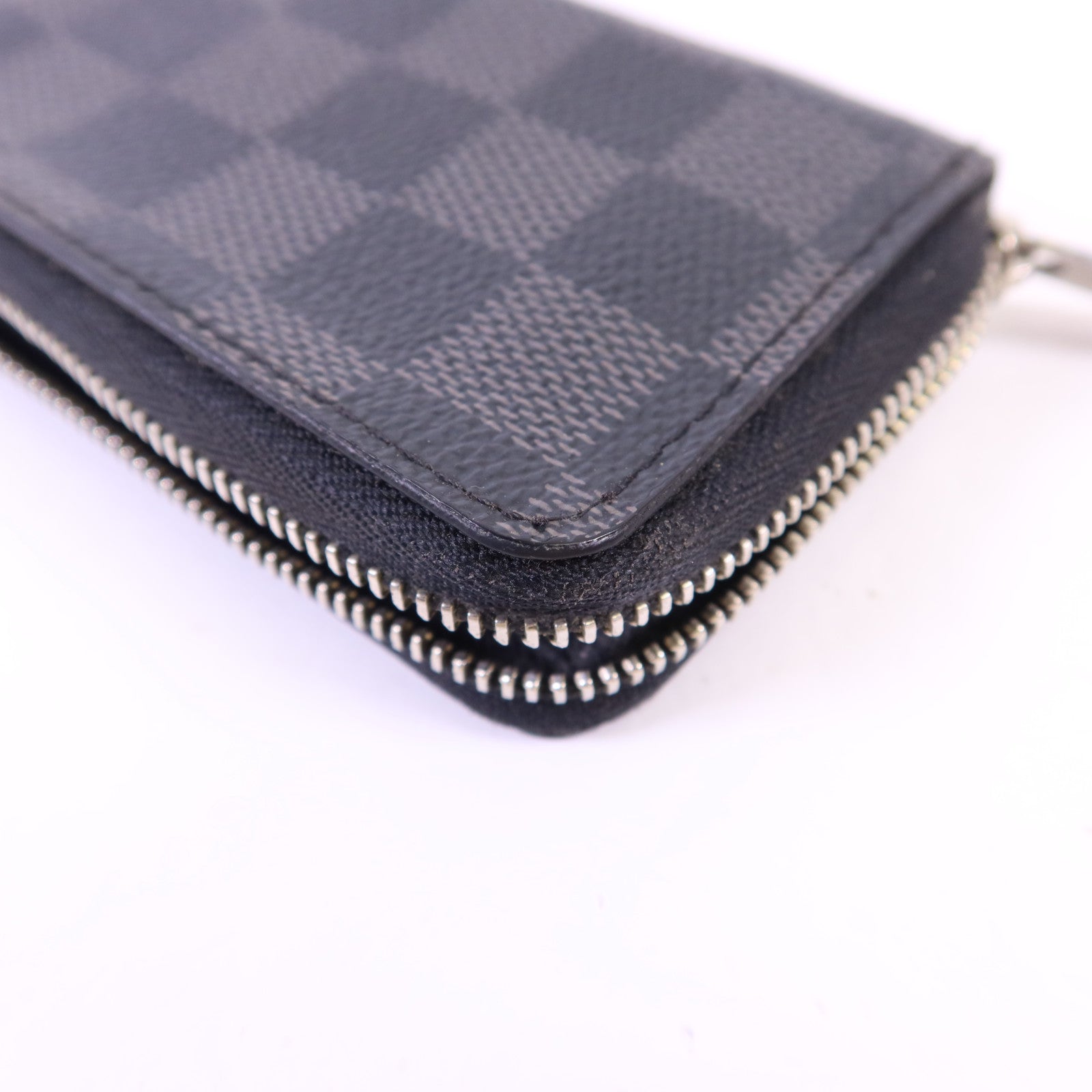 LOUIS VUITTON Damier Graphite Card Case銀扣卡片套