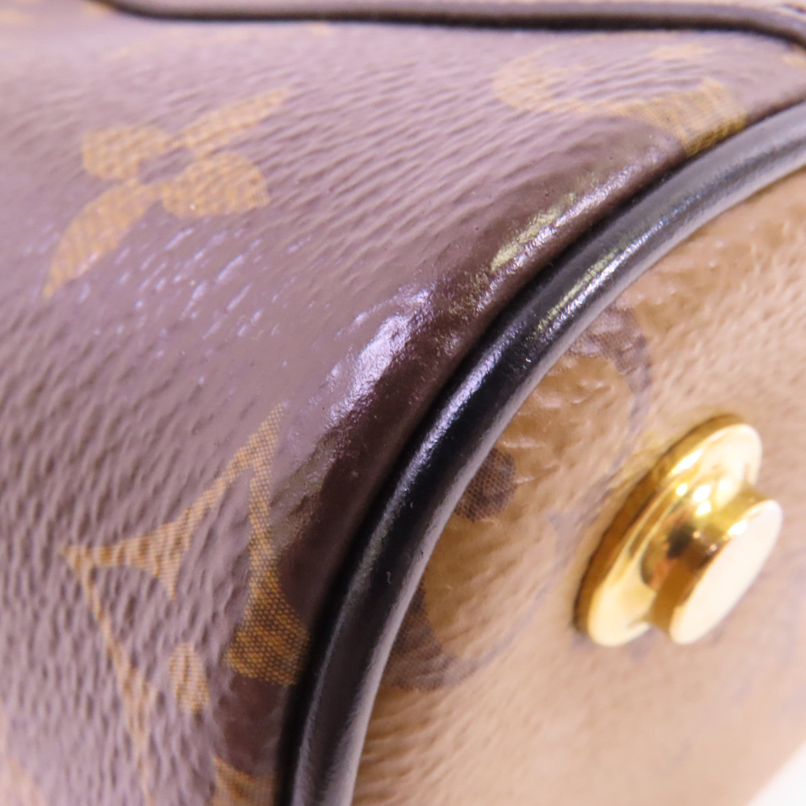 LOUIS VUITTON 【激減優惠】Monogram Reverse Vanity PM金扣鏈帶手挽肩背兩用袋